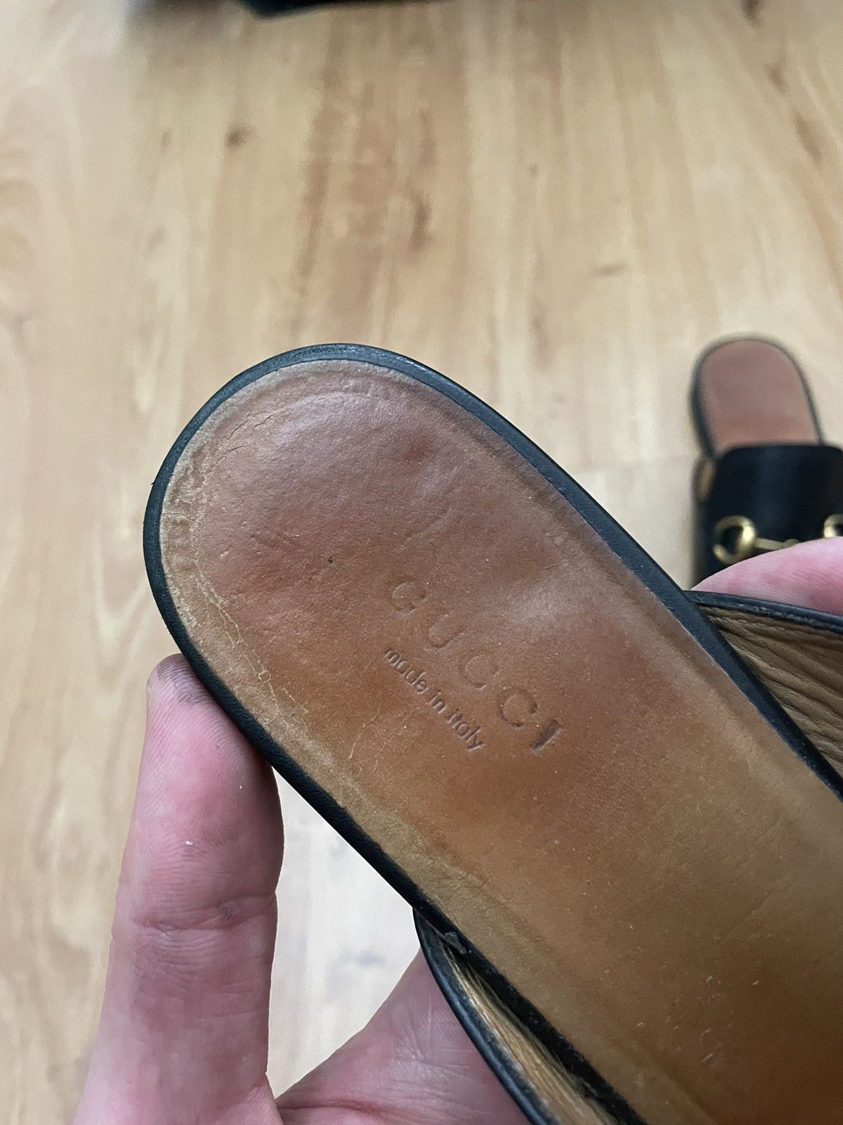 Gucci Gucci horsebite slides Size US 8.5 / IT 38.5 - 7 Thumbnail