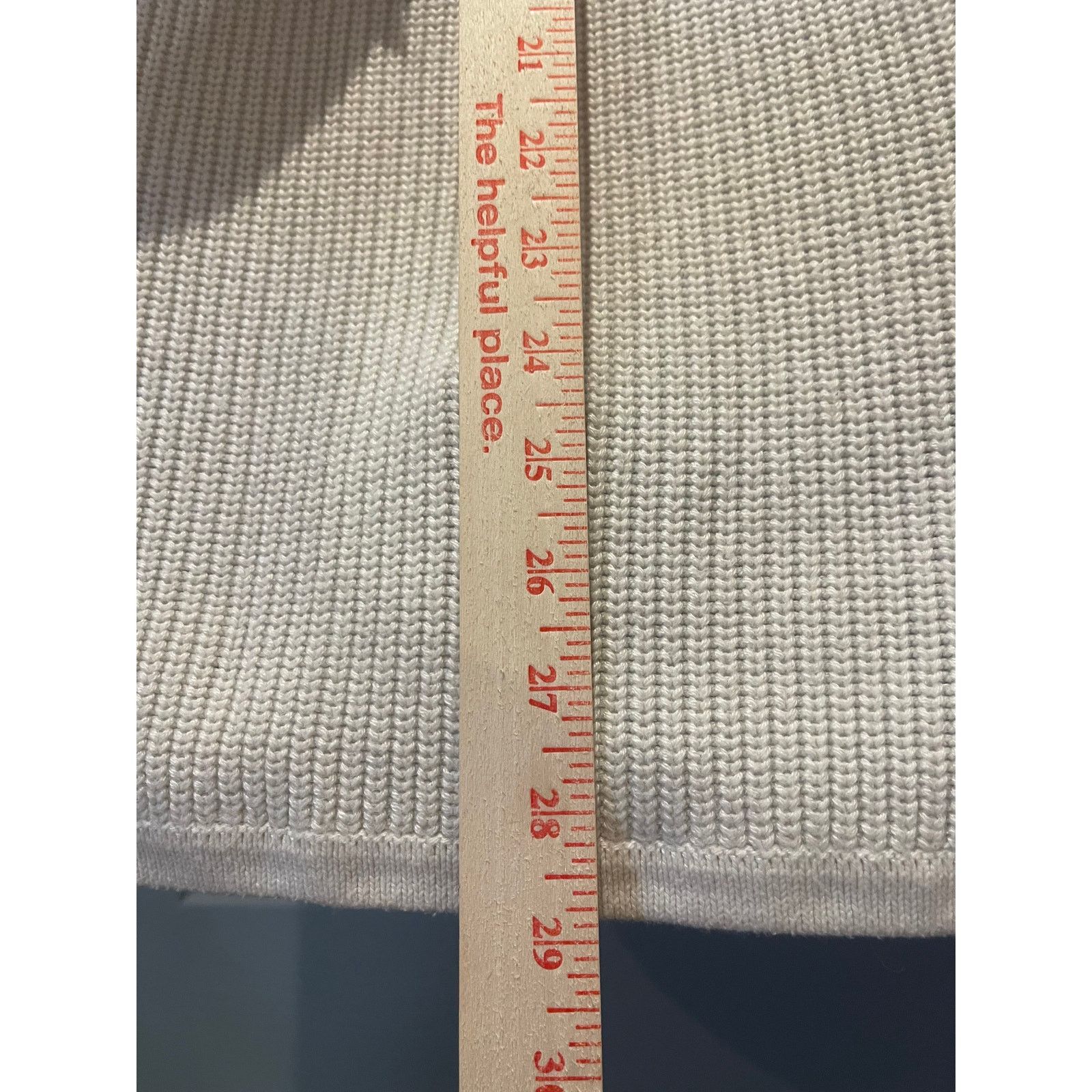 Michael Kors Michael Kors Ivory Knit Sweater Top Gold Zip Shoulders Sz LG Size L / US 10 / IT 46 - 4 Thumbnail