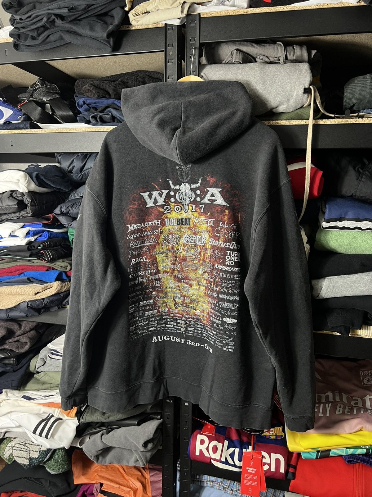Band Tees Wacken Open Air 2017 Zip Hoodie Band Merch Size US L / EU 52-54 / 3 - 7 Thumbnail