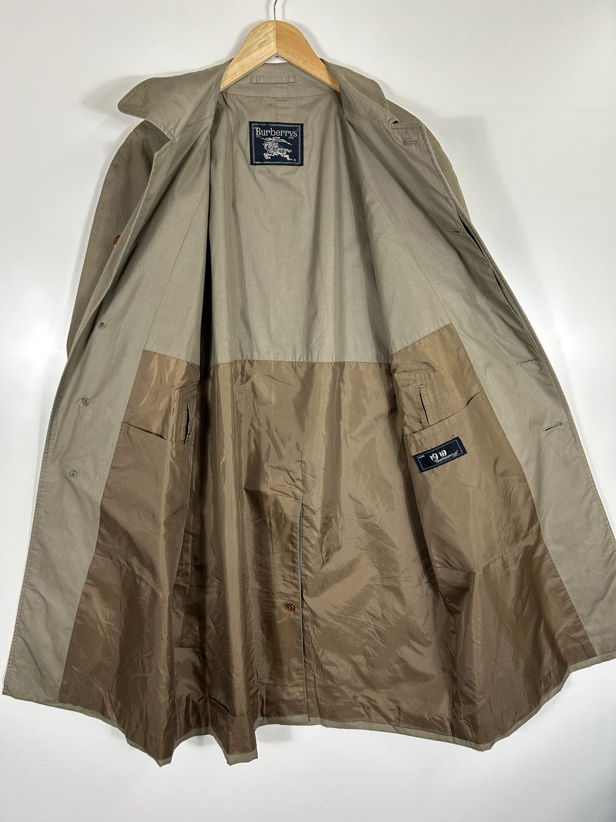 Burberry ⚡️Vintage Burberrys Button Long Coat Jacket Size US M / EU 48-50 / 2 - 9 Thumbnail