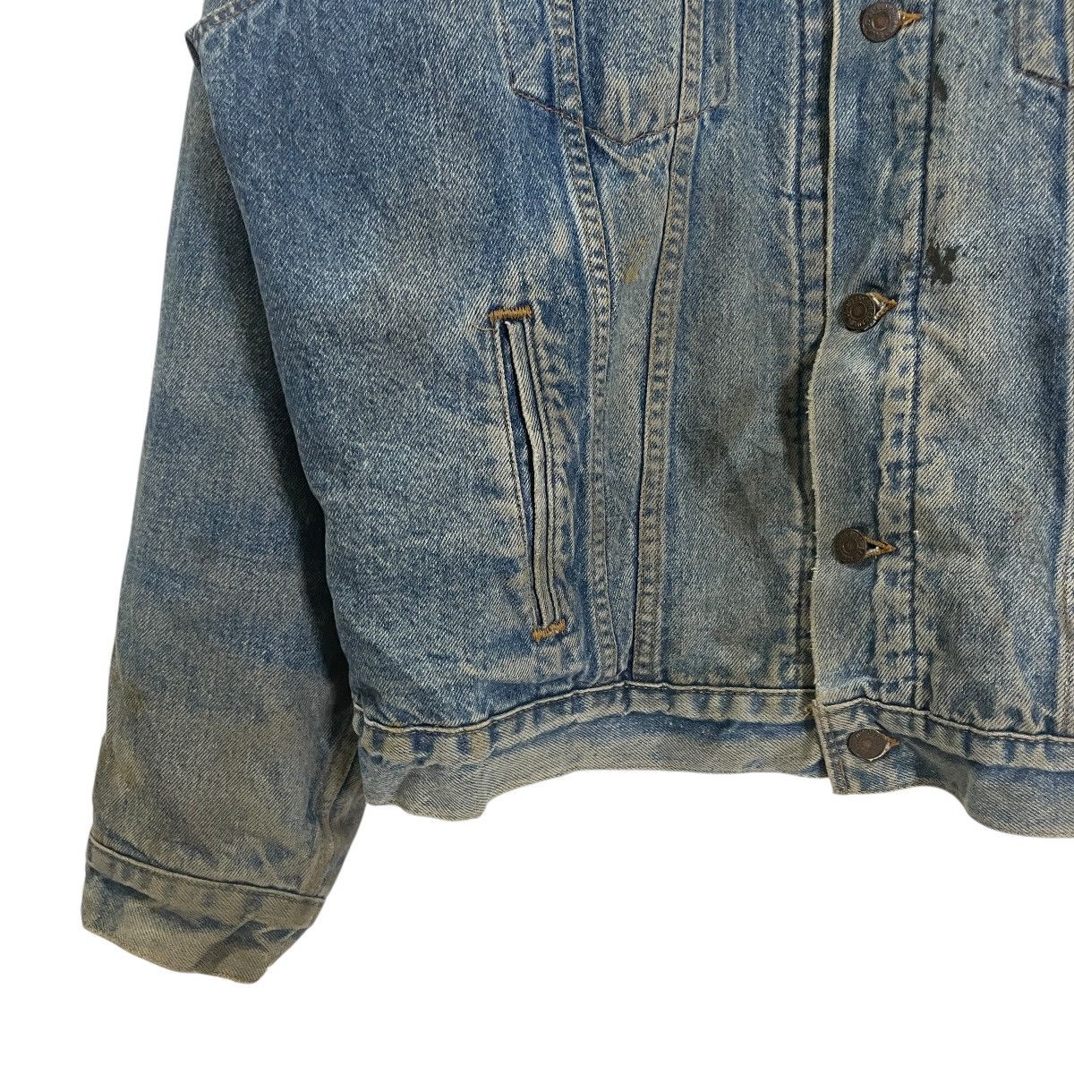 Levi's Vintage 80s Levis 71506-0316 Denim Jacket Size US XL / EU 56 / 4 - 4 Thumbnail