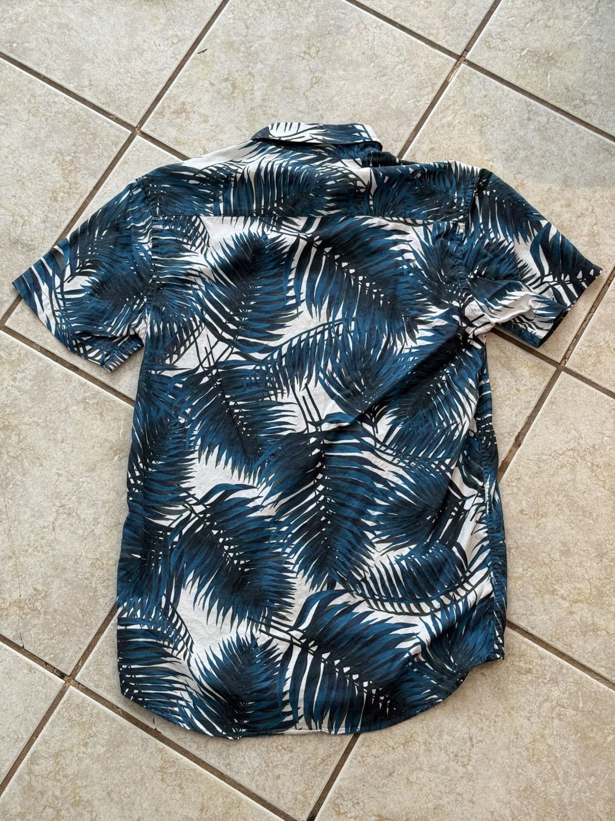 Saturdays NYC Short Sleeve Button Down Floral Print Shirt Size US S / EU 44-46 / 1 - 2 Thumbnail