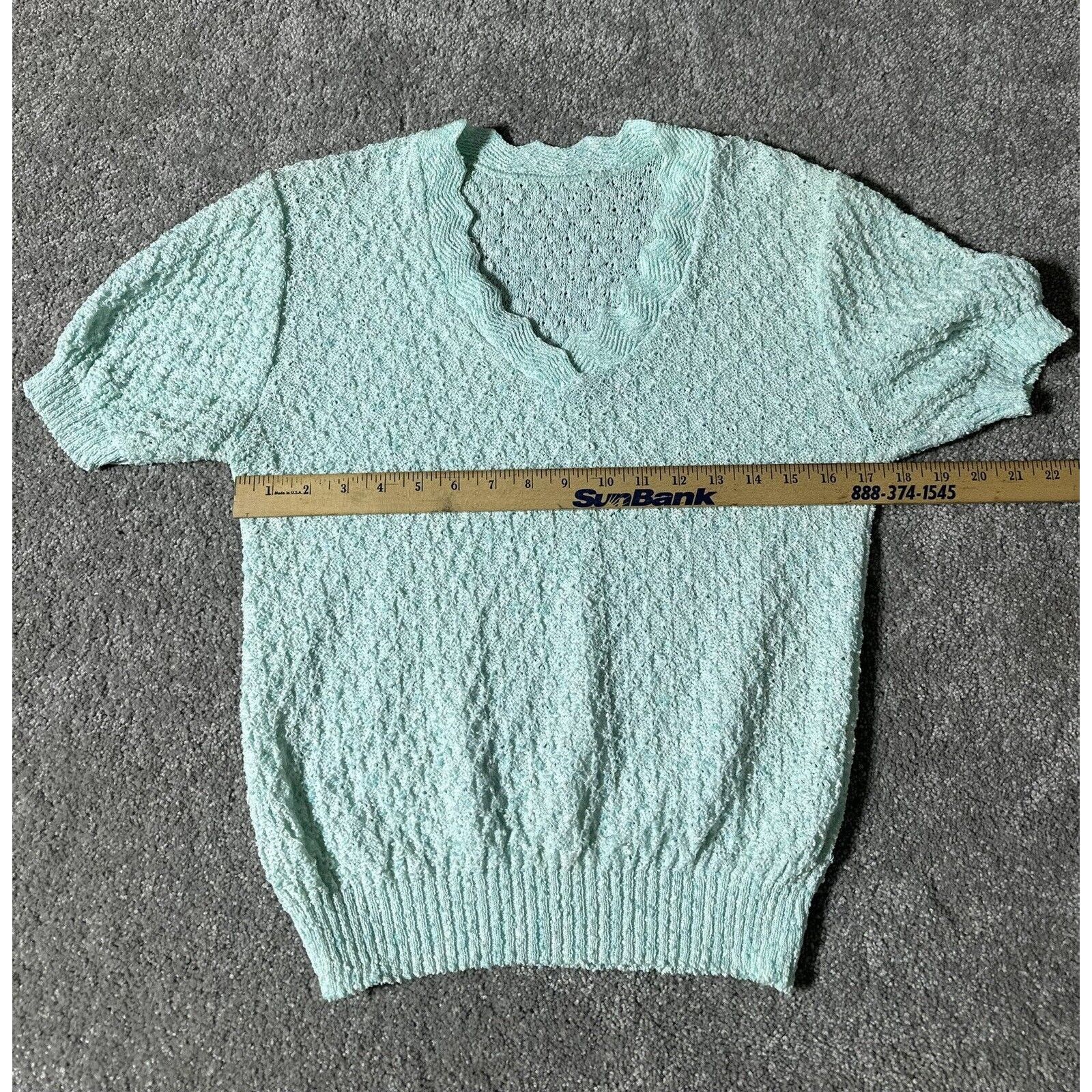 Other Vintage 80s Popcorn Sweater Women S Soft Girl Mermaid Size S / US 4 / IT 40 - 4 Thumbnail