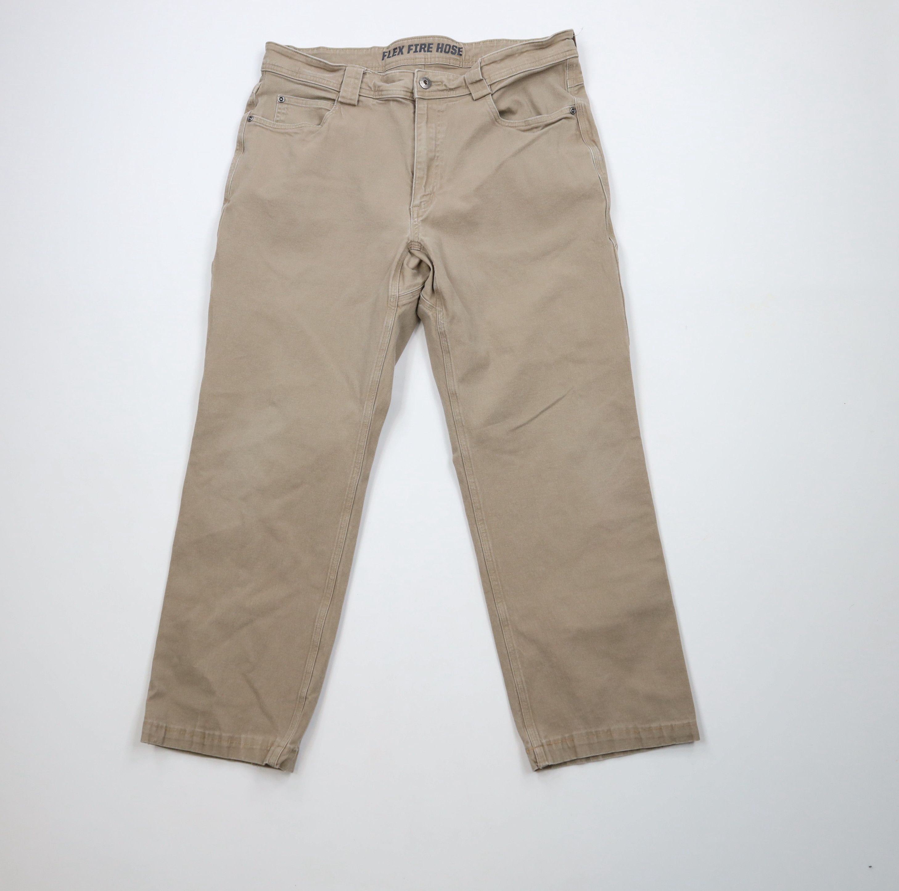 Duluth Trading Company × Vintage Duluth Trading Co Fit Distressed Flex Fire Hose Canvas Pants Size US 36 / EU 52 - 1 Thumbnail