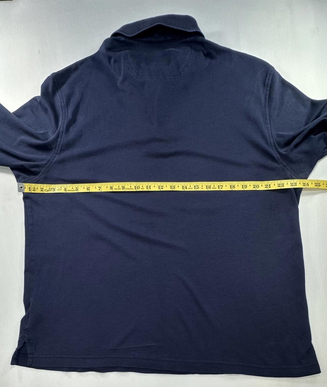 Jos. A. Bank Jos A Bank 1/4 Button Reserve Traditional Polo Blue Mens L Size US L / EU 52-54 / 3 - 4 Thumbnail