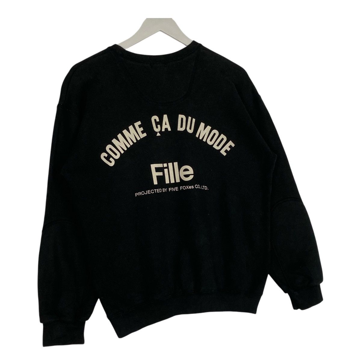 Comme Ca Ism × Vintage Vintage Comme Ca Ism Sweatshirt Crewneck Black Size US S / EU 44-46 / 1 - 3 Thumbnail