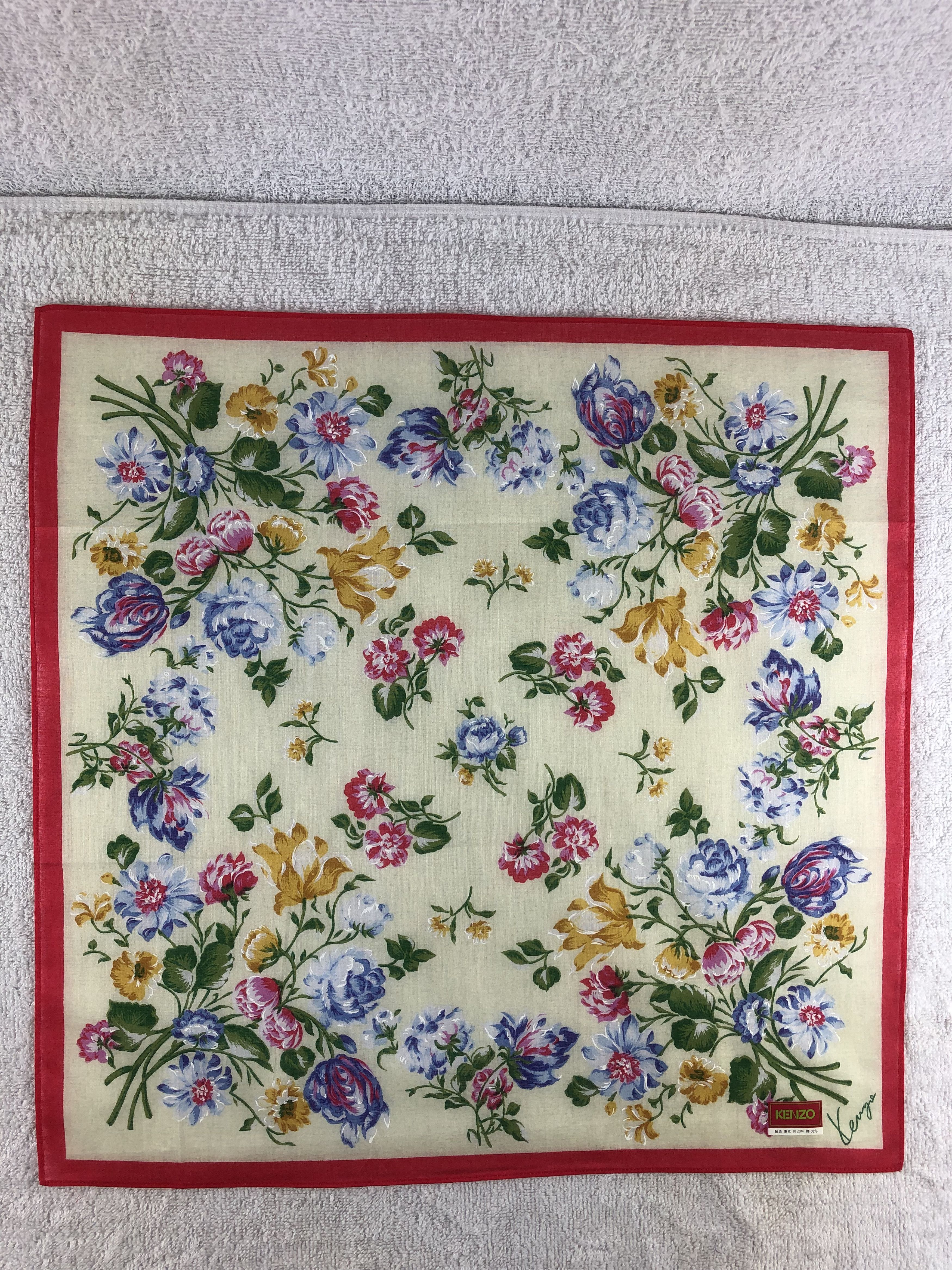 Kenzo × Vintage Kenzo Handkerchief / Bandana / Neckerchief Size ONE SIZE - 3 Thumbnail