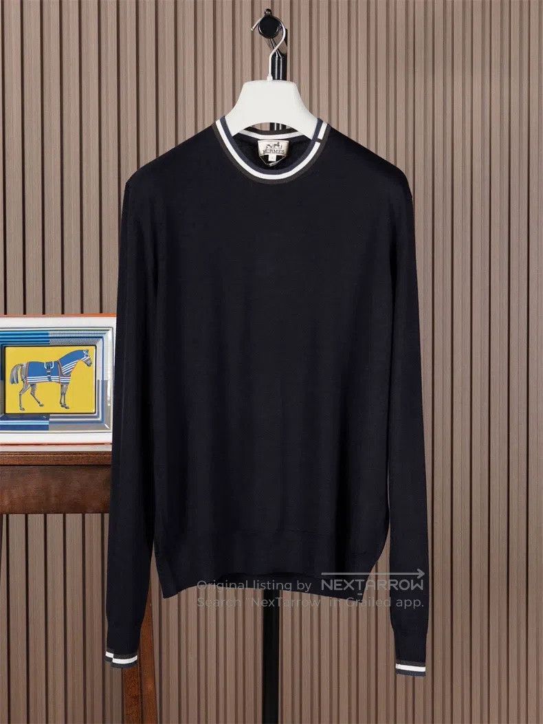 Hermes Hermes Cashmere/Silk Knit Sweater Size US L / EU 52-54 / 3 - 1 Thumbnail