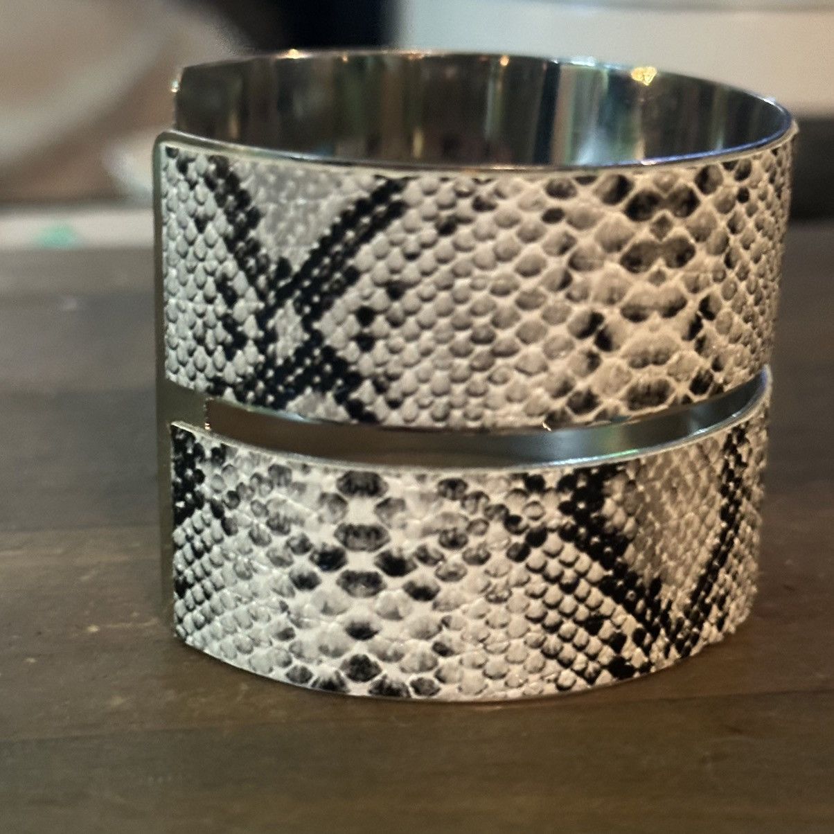 Other Snakeskin wide cuff bracelet Size ONE SIZE - 4 Thumbnail
