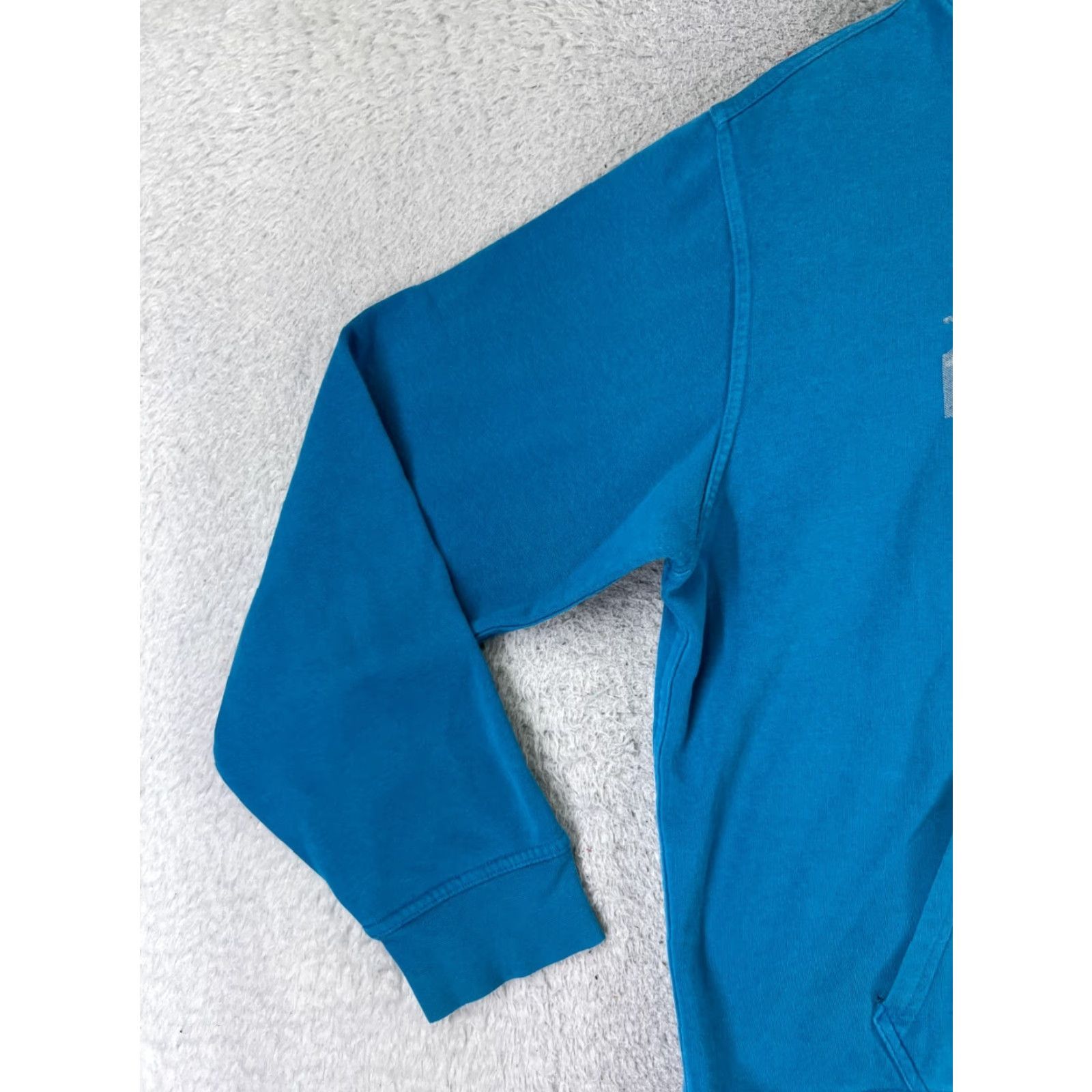 The North Face The North Face Hoodie Mens L Blue Pullover Pocket Cotton Blend Read Size US L / EU 52-54 / 3 - 3 Thumbnail