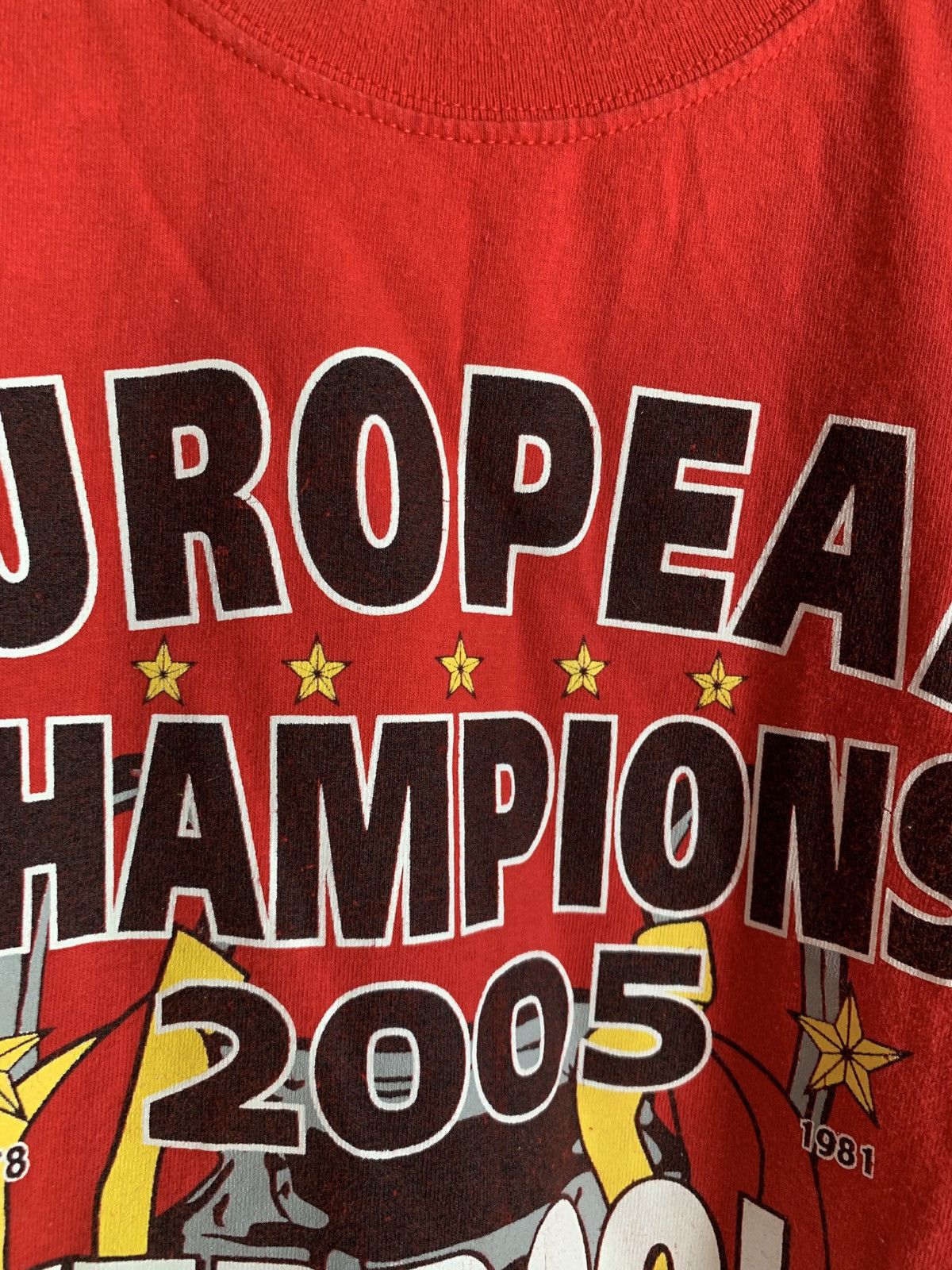 Vintage Liverpool Vintage T Shirt 2005 Champions Retro Size XL Size US XL / EU 56 / 4 - 6 Thumbnail
