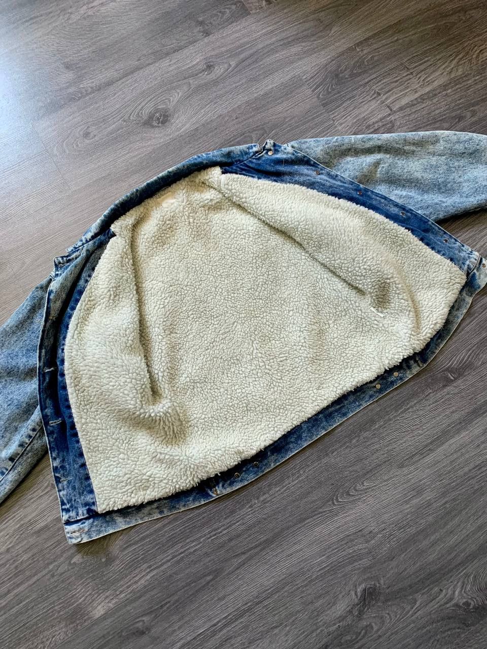 Vintage Vintage 90s Denim Jacket Sherpa Jacket Size US M / EU 48-50 / 2 - 7 Thumbnail