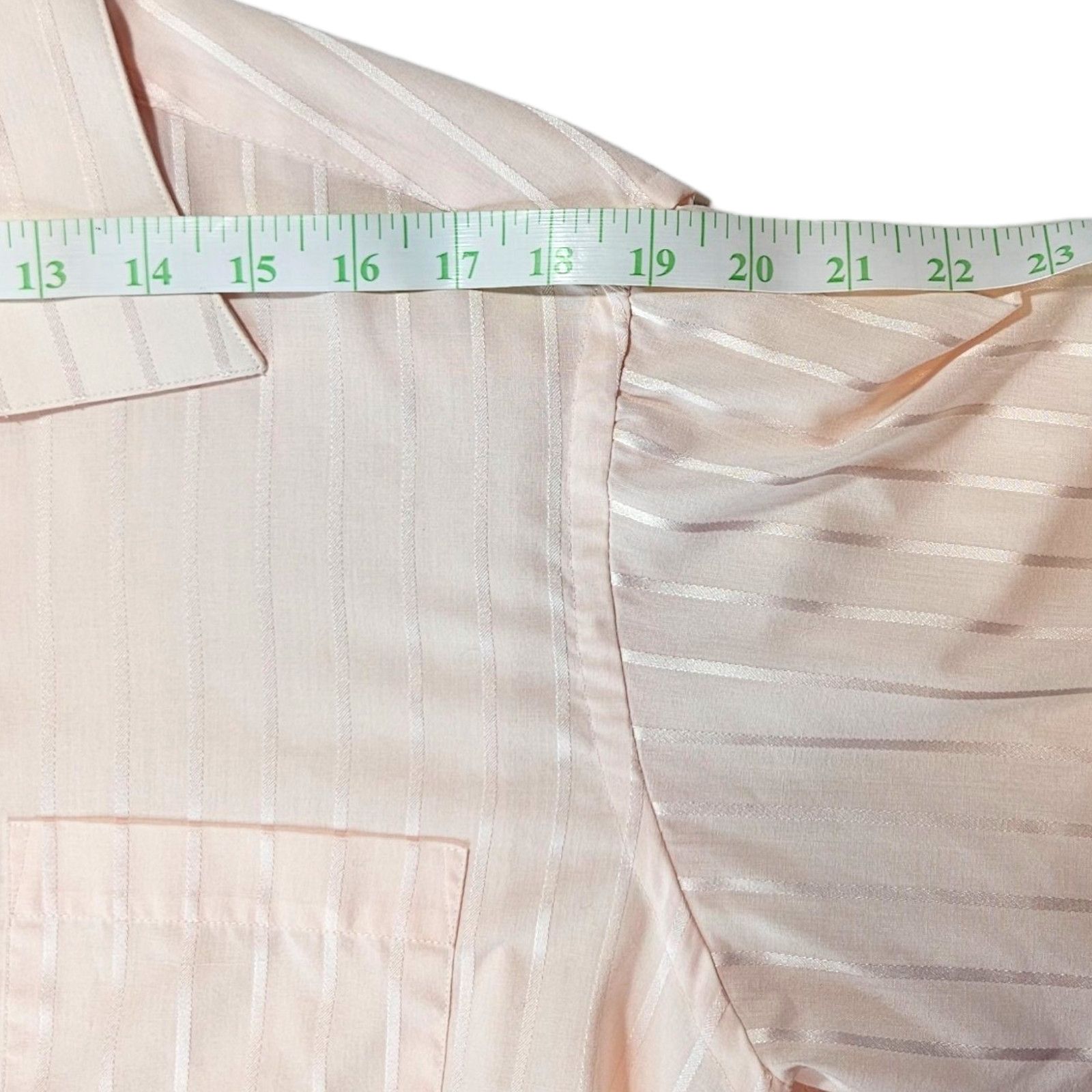 Other Christopher Lena Striped Shirt Sz. 16.5 Length 34-35 Pink Size US S / EU 44-46 / 1 - 6 Thumbnail