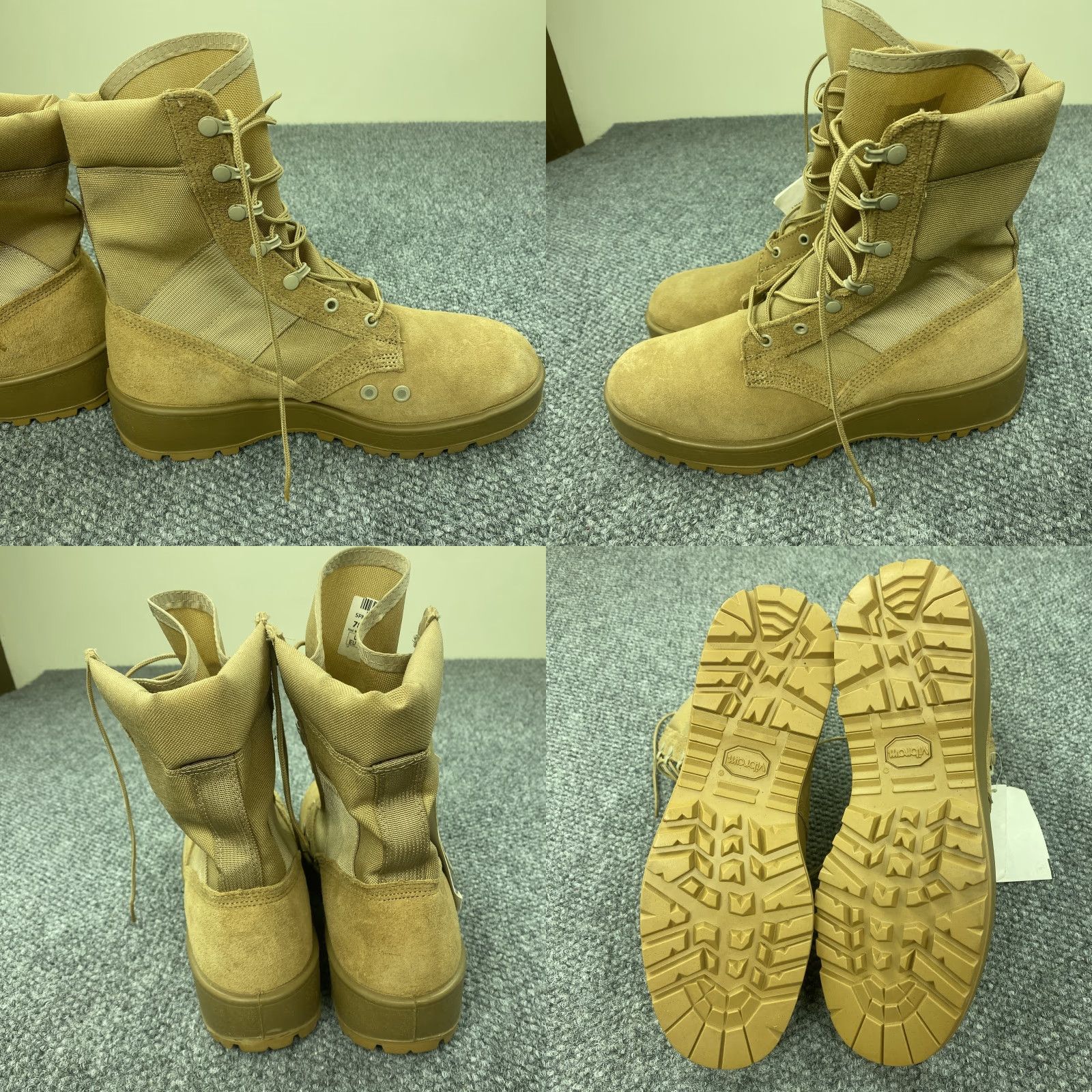 Vintage VINTAGE Not Applicable Rocky Boots Combat Boots Mens 10R Tan Military Army Hot Weather Tactical Leather & Suede US Size US 10 / EU 43 - 8 Thumbnail