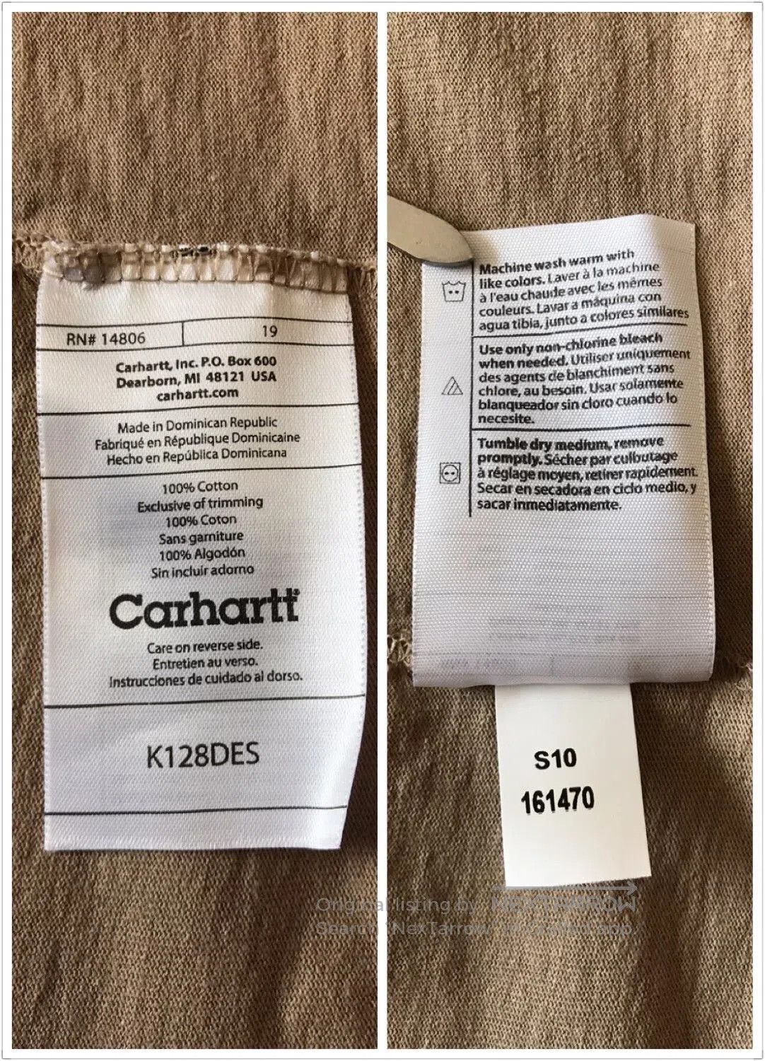 Carhartt Carhartt K128 DES Henley Long. Size US M / EU 48-50 / 2 - 9 Thumbnail