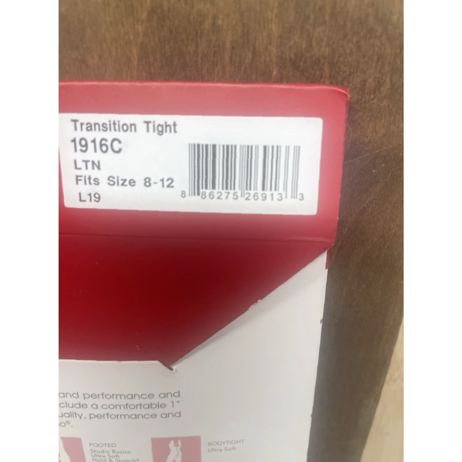 Vintage CAPEZIO Transition Tights Girls Size 8-12 Light Suntan Ultra Soft Dance Size ONE SIZE - 5 Thumbnail