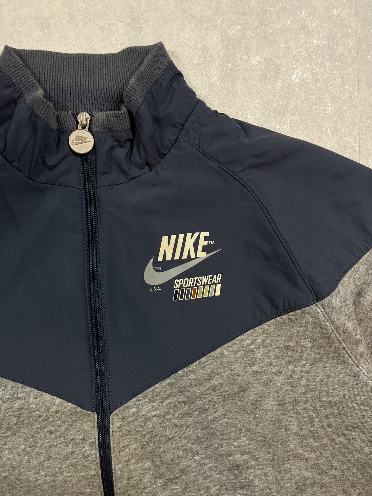 Nike × Vintage 90’s NIKE RETRO SWOOSH LOGO TRACK JACKET RARE Y2K Size US M / EU 48-50 / 2 - 2 Thumbnail