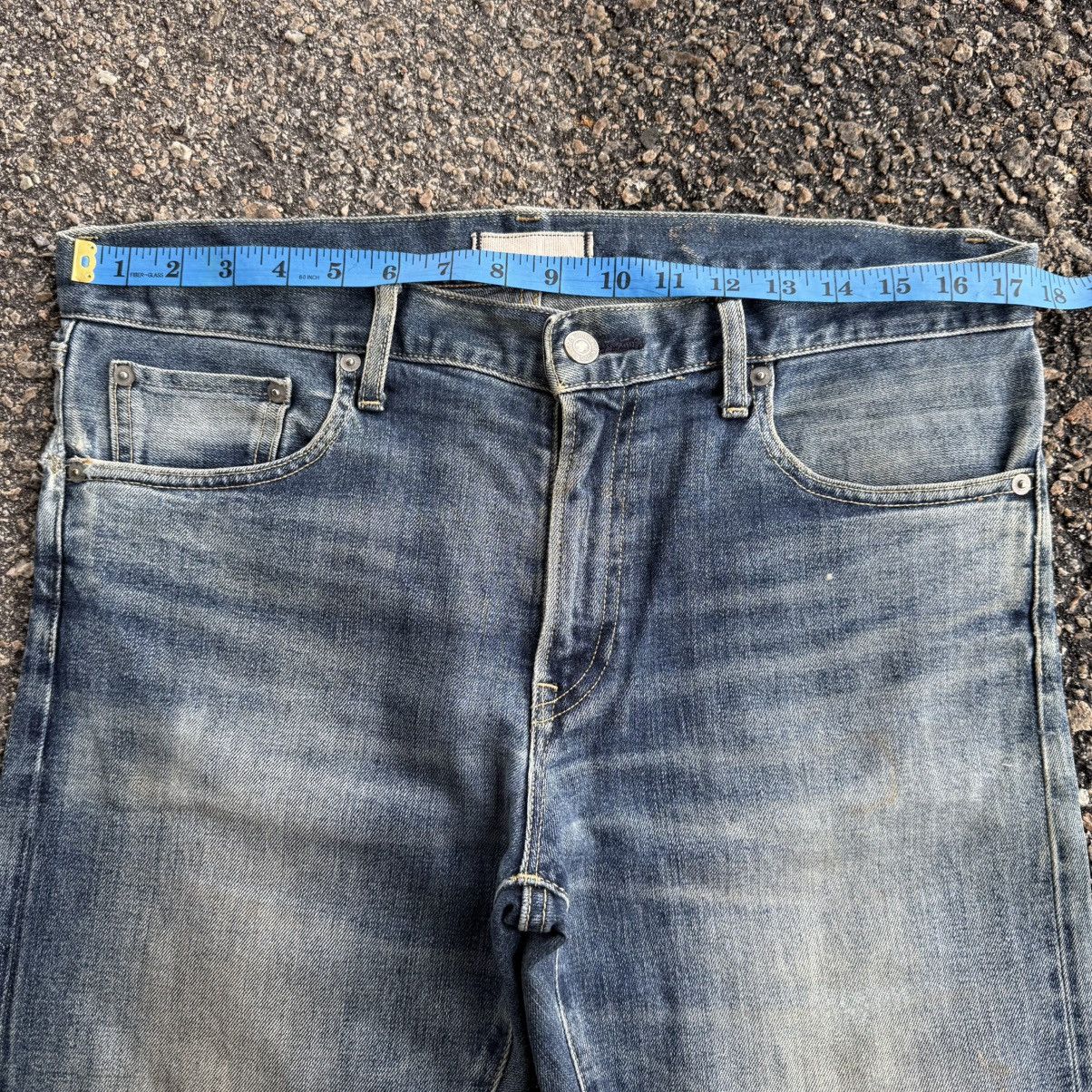Jean VINTAGE JAPAN SELVEGE DENIM SLIM FADED RIPPEP JEAN PANTS Size US 35 - 6 Thumbnail