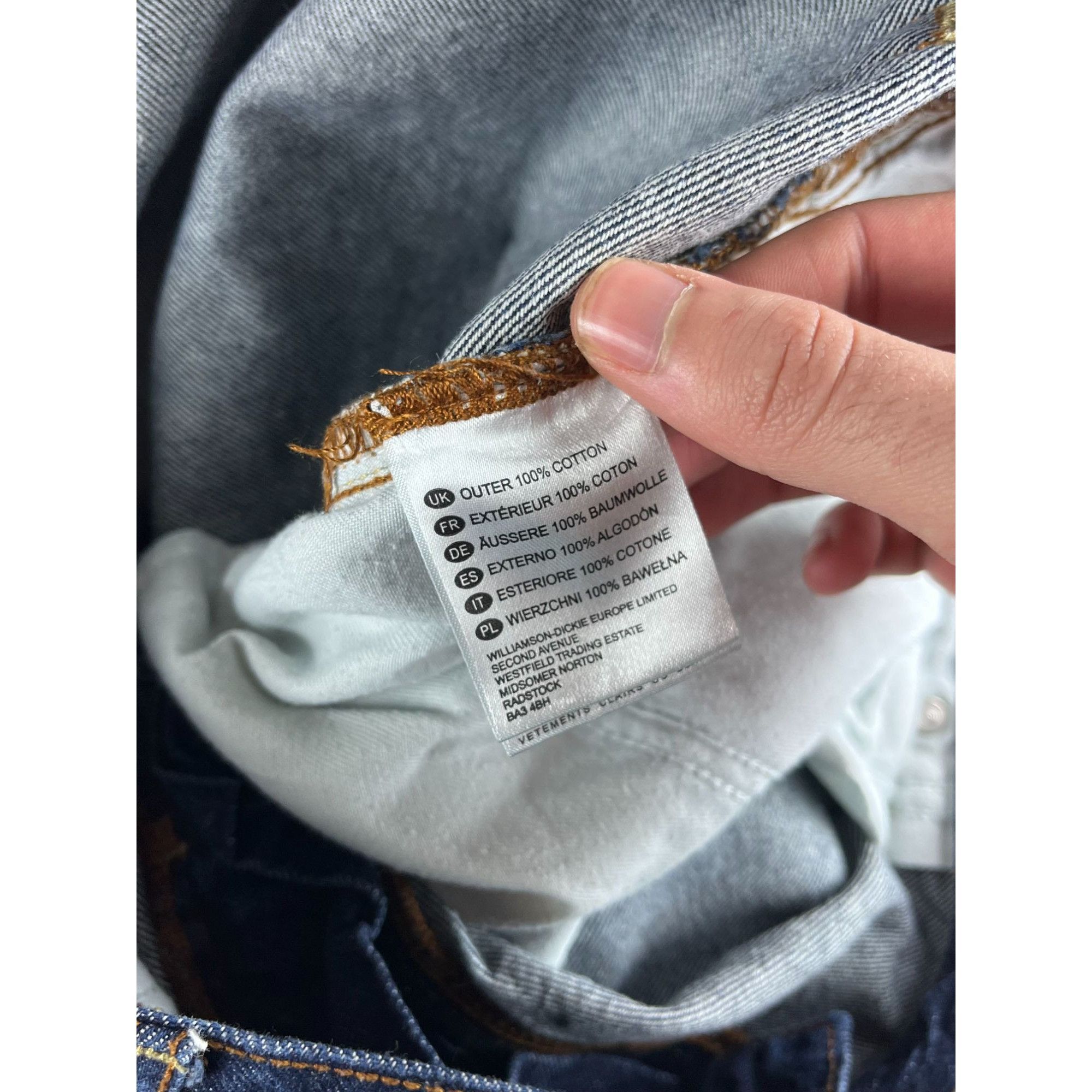 Dickies × Vintage Vintage Dickies Baggy Cargo Jeans Blue Size 36 Size US 36 / EU 52 - 4 Thumbnail