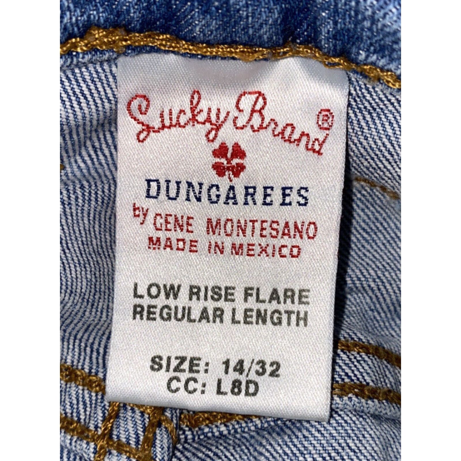 Lucky Brand VINTAGE Lucky Brand Denim Jeans Womens Medium Wash Zip Fly Size 14 34 Waist 31 Inseam Blue Size 24" / US 00 / IT 34 - 6 Thumbnail