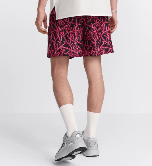 Dior o1w1db10525 483C10 Italic Short in Black/Red Size US 34 / EU 50 - 6 Thumbnail
