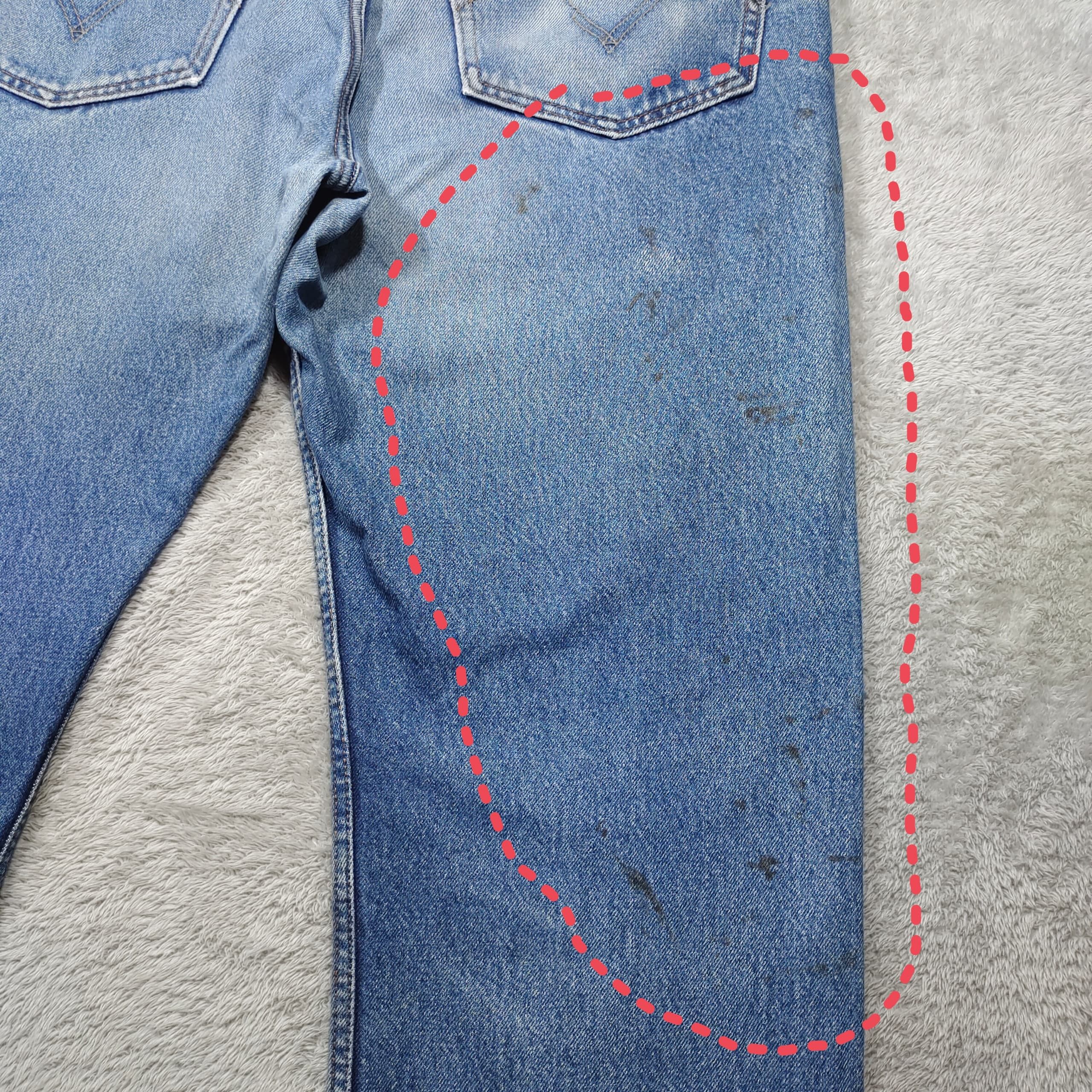 Levi's Vintage Clothing × Vintage DISTRESSED VINTAGE LEVIS 505 REGULAR FIT JEANS Size US 41 - 9 Thumbnail
