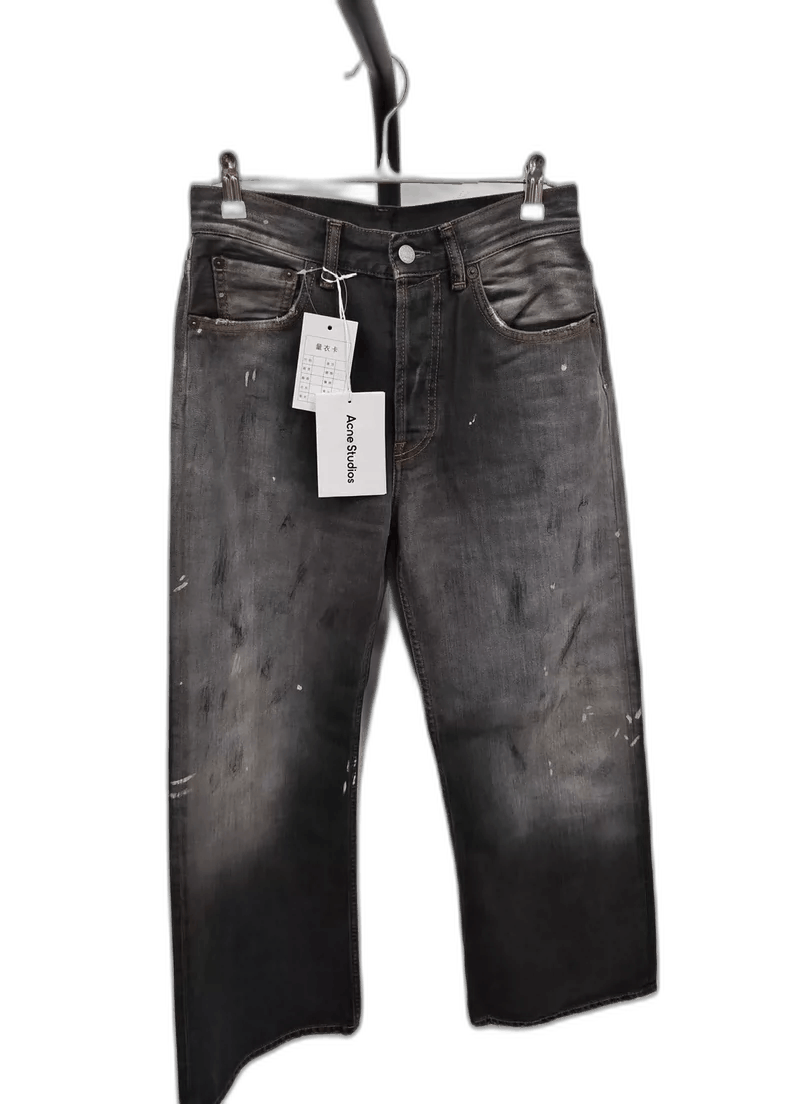 Acne Studios Super Baggy Wide-Leg Denim Pants-yf