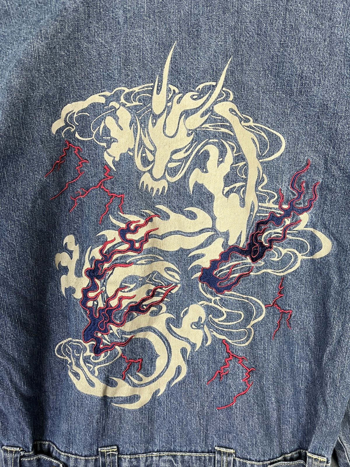 Japanese Brand Amore Puro Dragon Backhit Denim Cargo Coverall Size US S / EU 44-46 / 1 - 6 Thumbnail