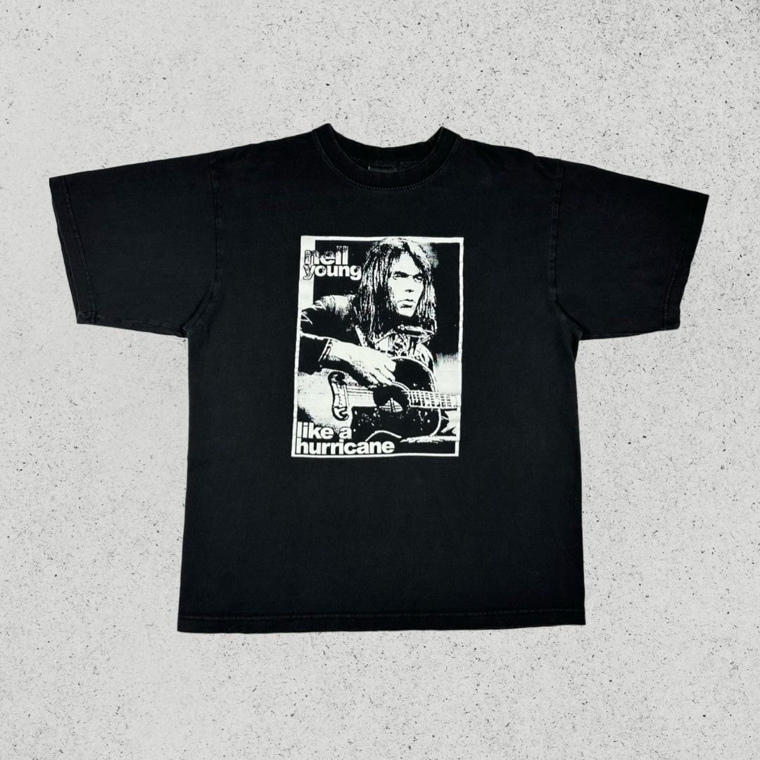 Band Tees × Streetwear × Vintage Vintage Y2K Neil Young Like a 
