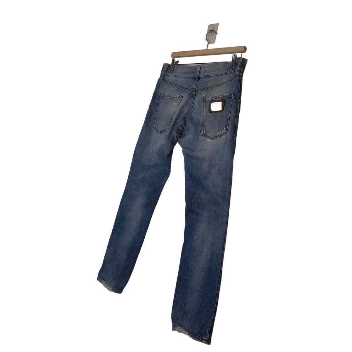 Dolce & Gabbana 🔥Loose Cut Distressed Punk Design Constructed Jeans D&G Size US 34 / EU 50 - 12 Thumbnail