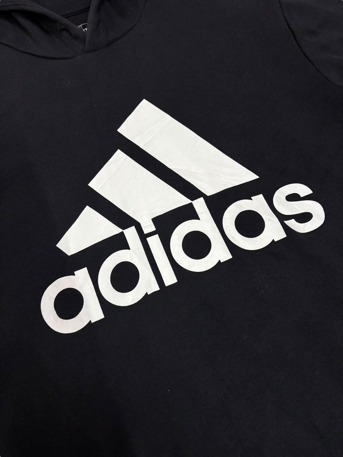 Adidas × Vintage Y2k Vtg Adidas Big Logo Printed Sport Hoodie Size US L / EU 52-54 / 3 - 6 Thumbnail