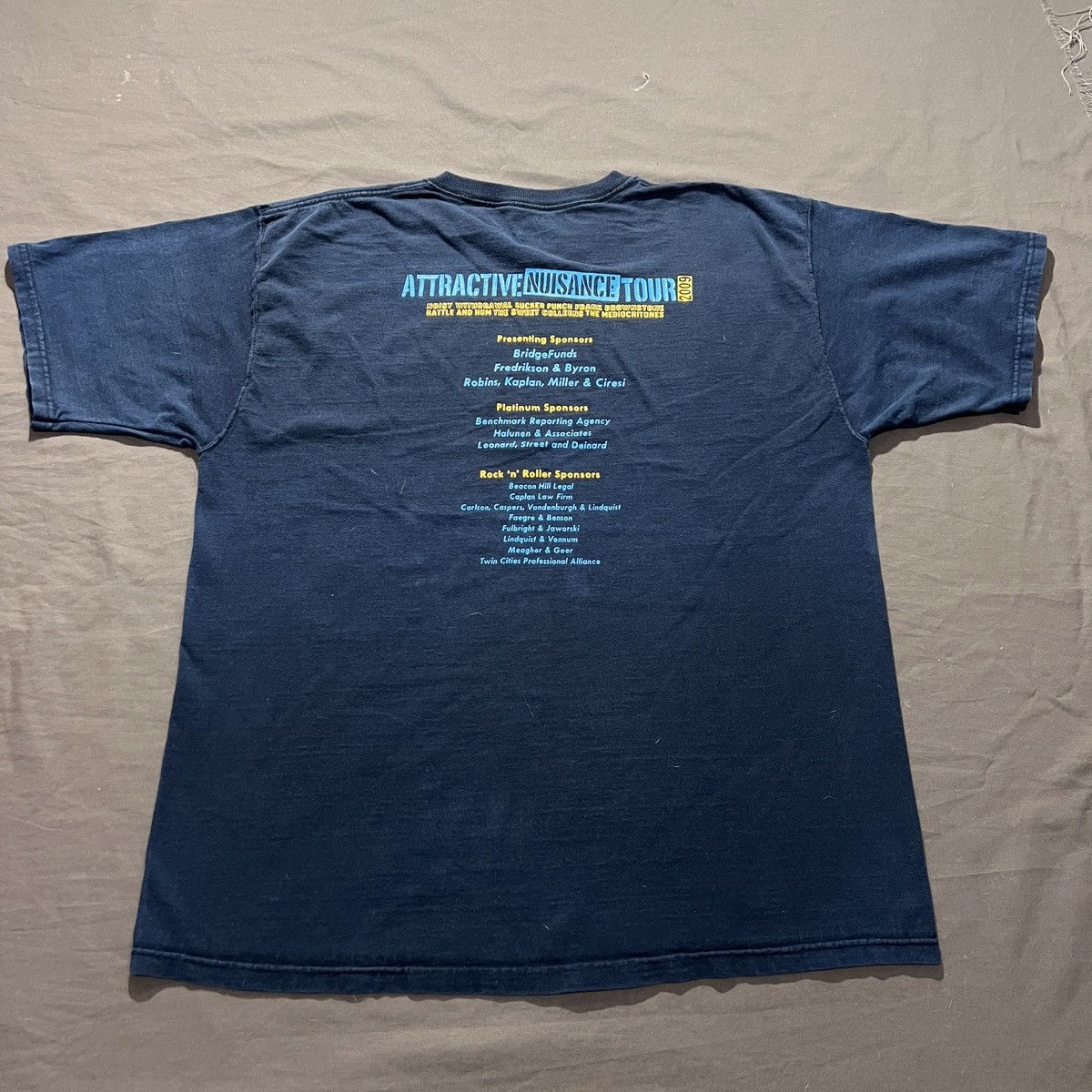 Vintage Vintage Y2K Never Whisper Justice Tour Tee XL Faded Size US XL / EU 56 / 4 - 4 Thumbnail