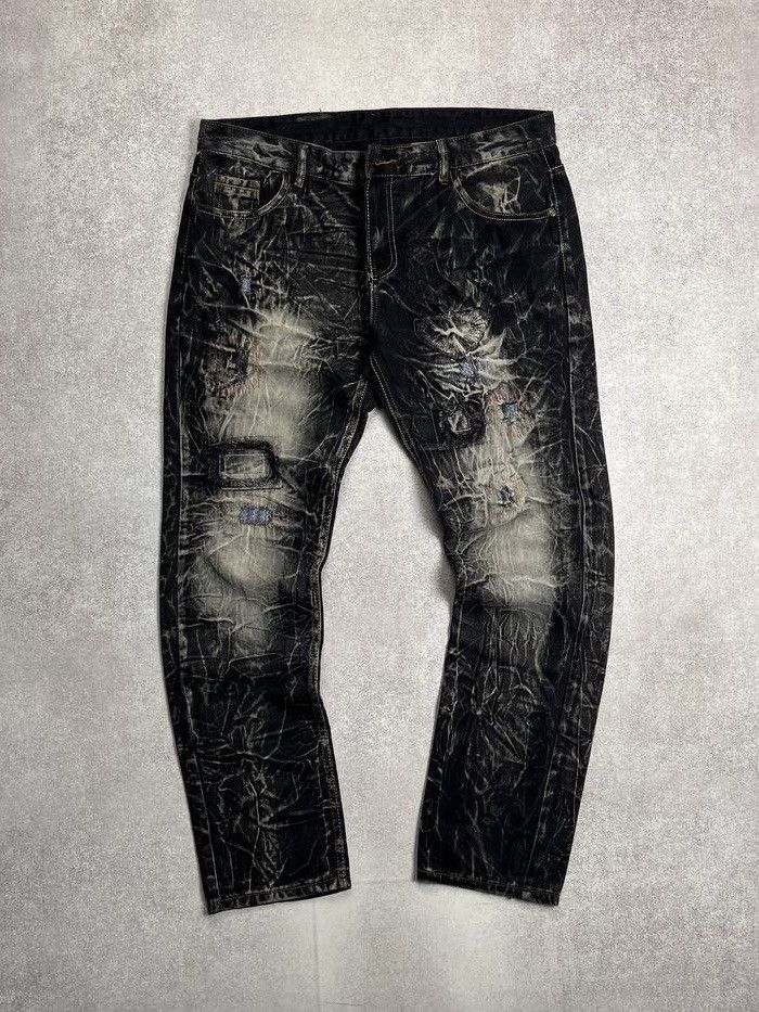 Affliction × Japanese Brand × Vintage Vintage Avantgarde Baggy Japanese Hysteric Baggy Jeans Y2K Size US 32 / EU 48 - 1 Thumbnail