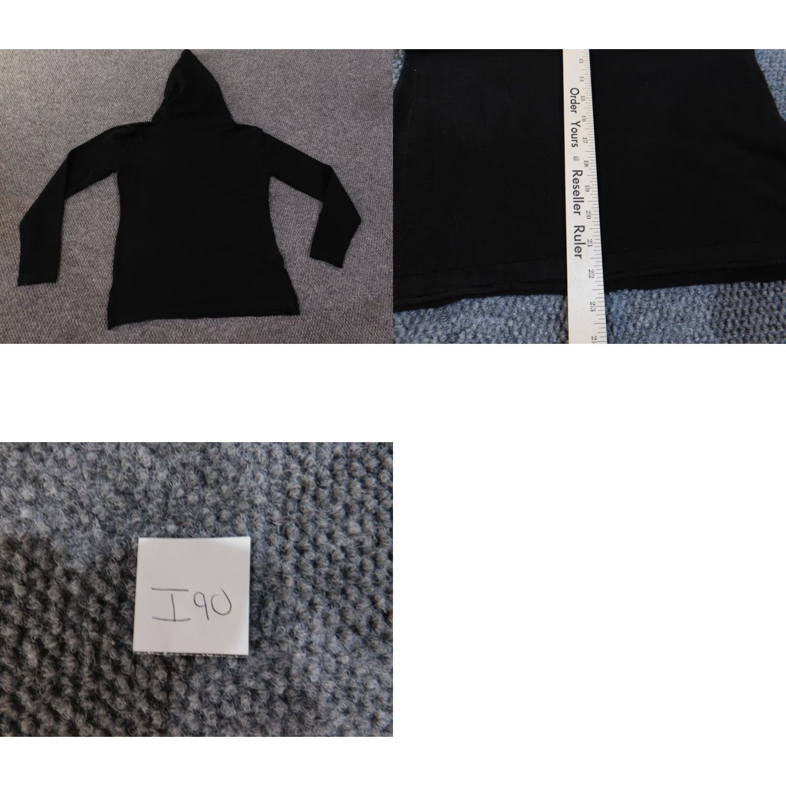 Loft LOFT Sweater Medium Black Geometric Womens Cowl Neck Pullover Wool Acrylic Regular Casual Modern Designer Size M / US 6-8 / IT 42-44 - 9 Thumbnail