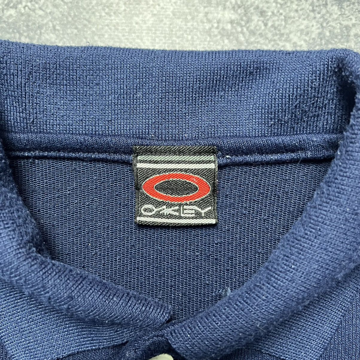 Oakley × Vintage Vintage Oakley Small Logo Polo Tee Streetwear Y2K Size US XL / EU 56 / 4 - 5 Thumbnail