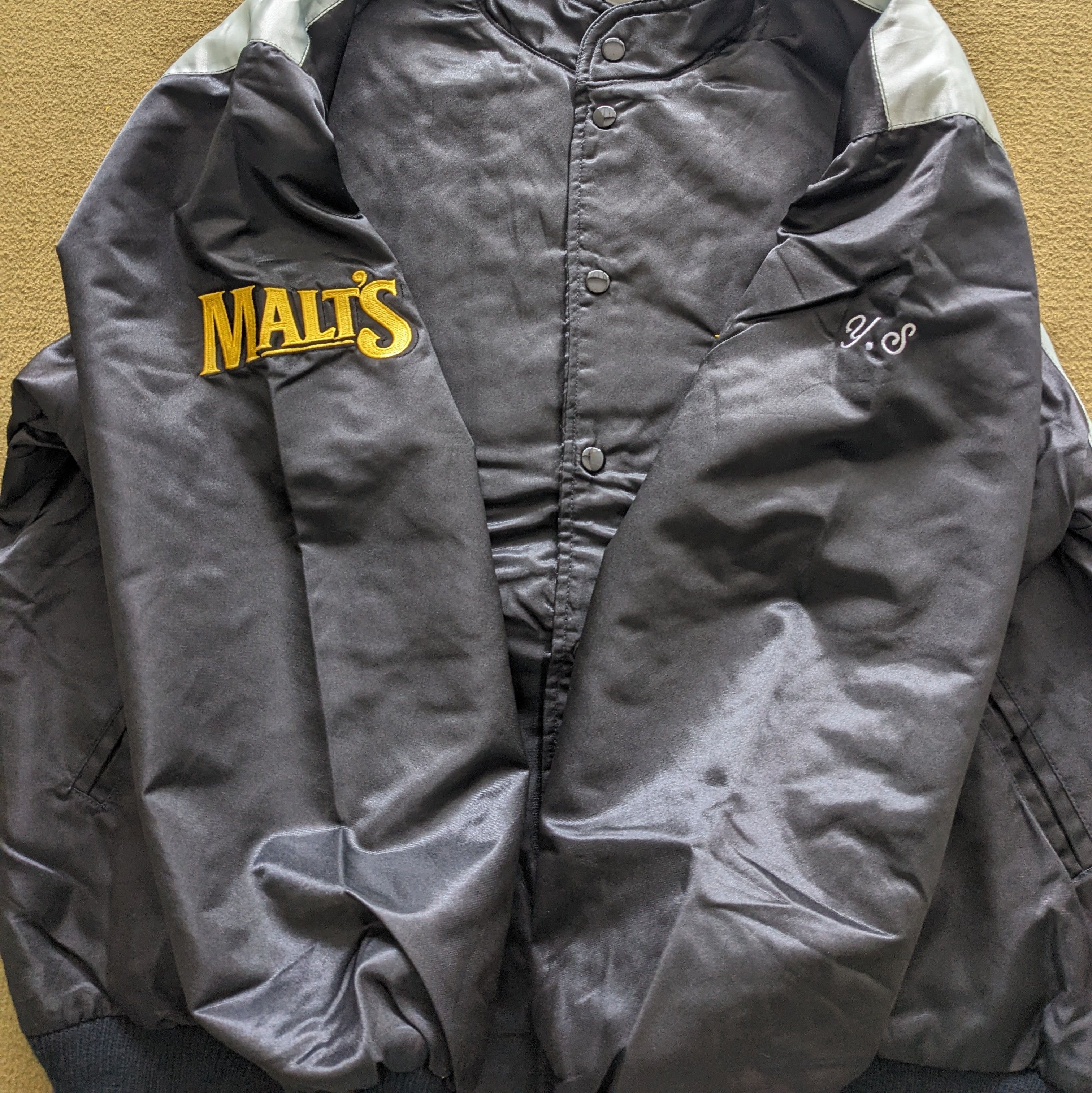 Vintage Vintage Suntory MALT'S Baseball Team MLB Bomber Jacket Size US XL / EU 56 / 4 - 4 Thumbnail