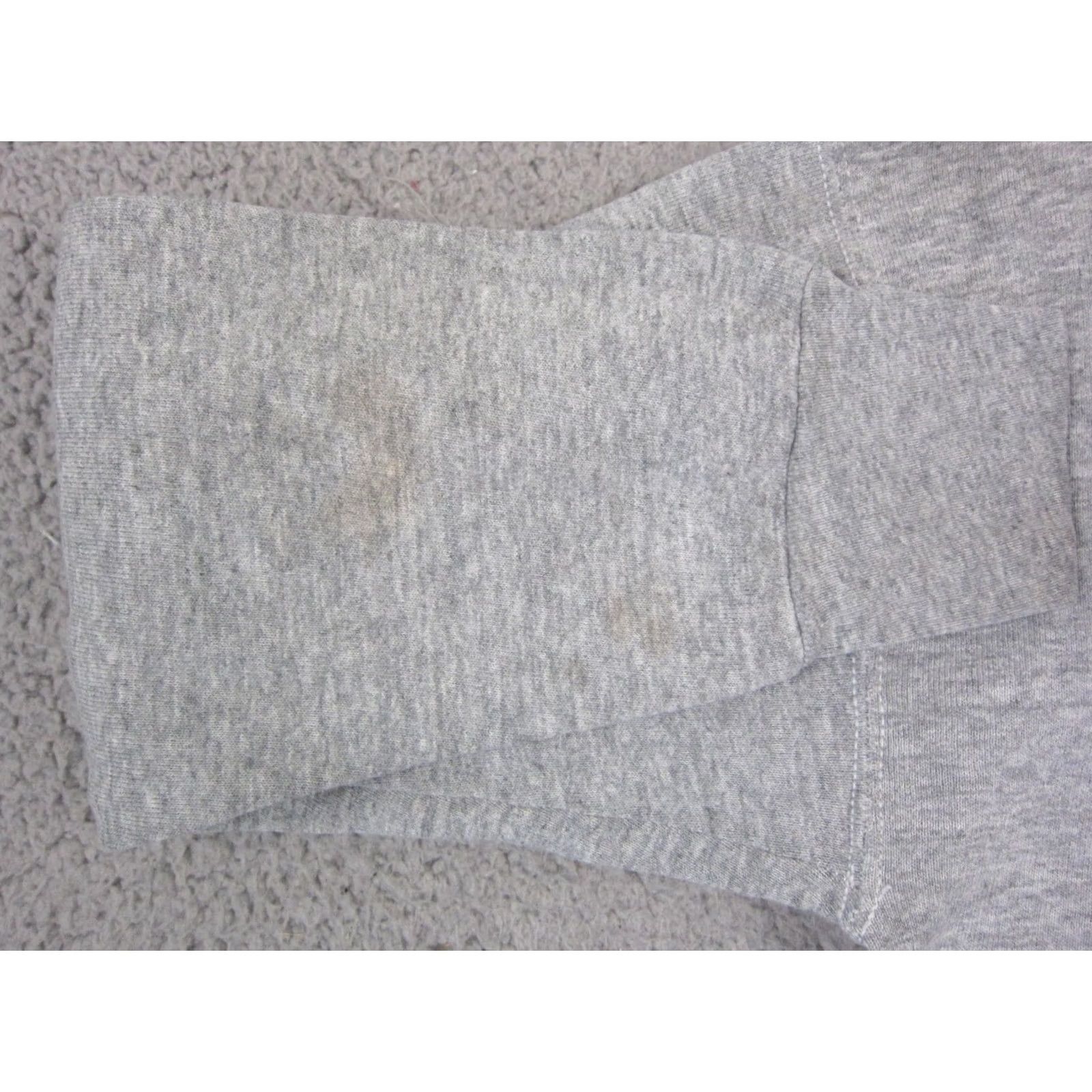 Vintage Vintage Bears Sweatshirt Men M Gray Football 90s Crew Neck Pullover Wool Fleece West Branch Size US M / EU 48-50 / 2 - 4 Thumbnail