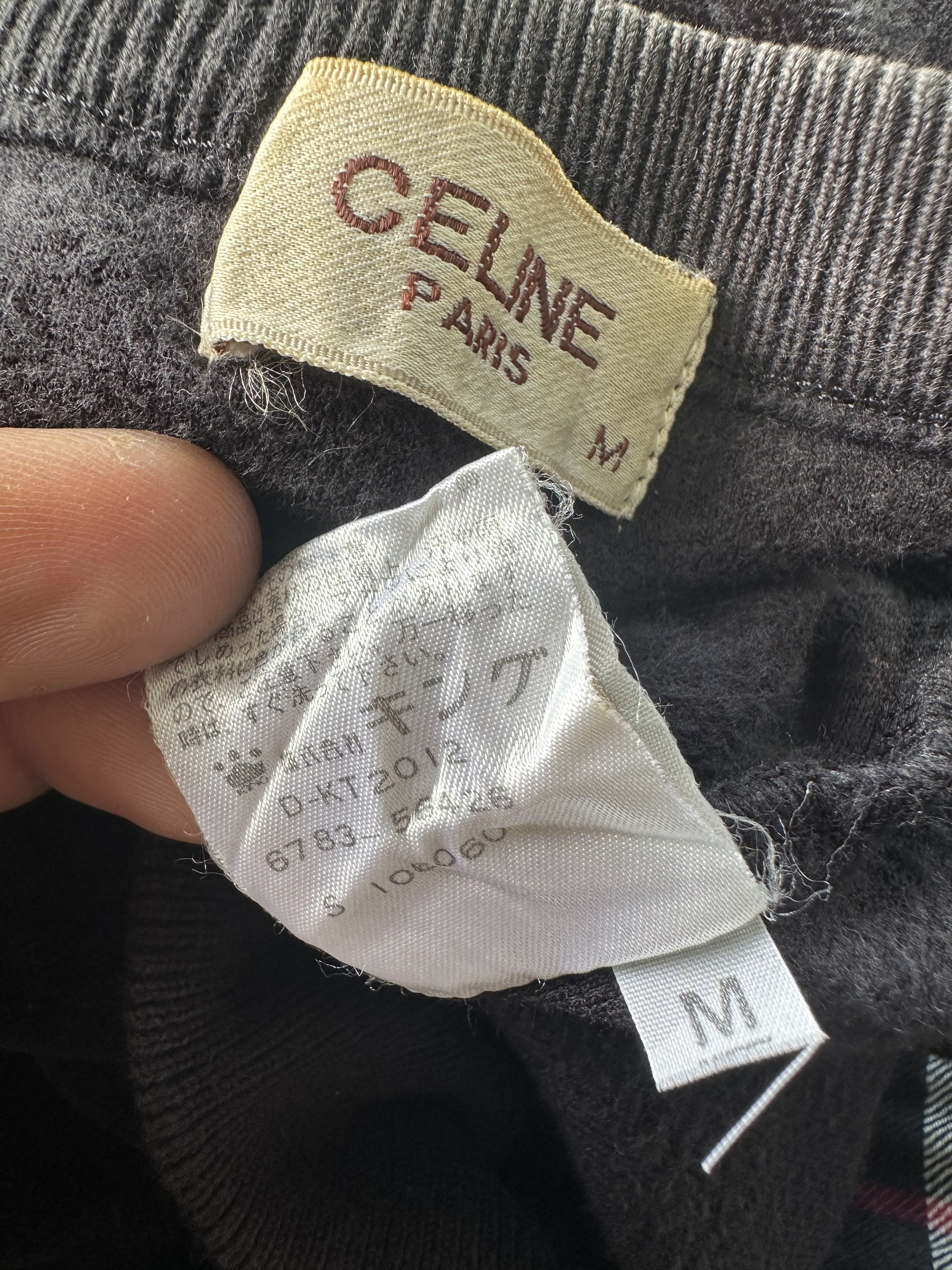 Celine VINTAGE CELINE MONSIEUR VELVET SWEATSHIRT Size US M / EU 48-50 / 2 - 6 Thumbnail