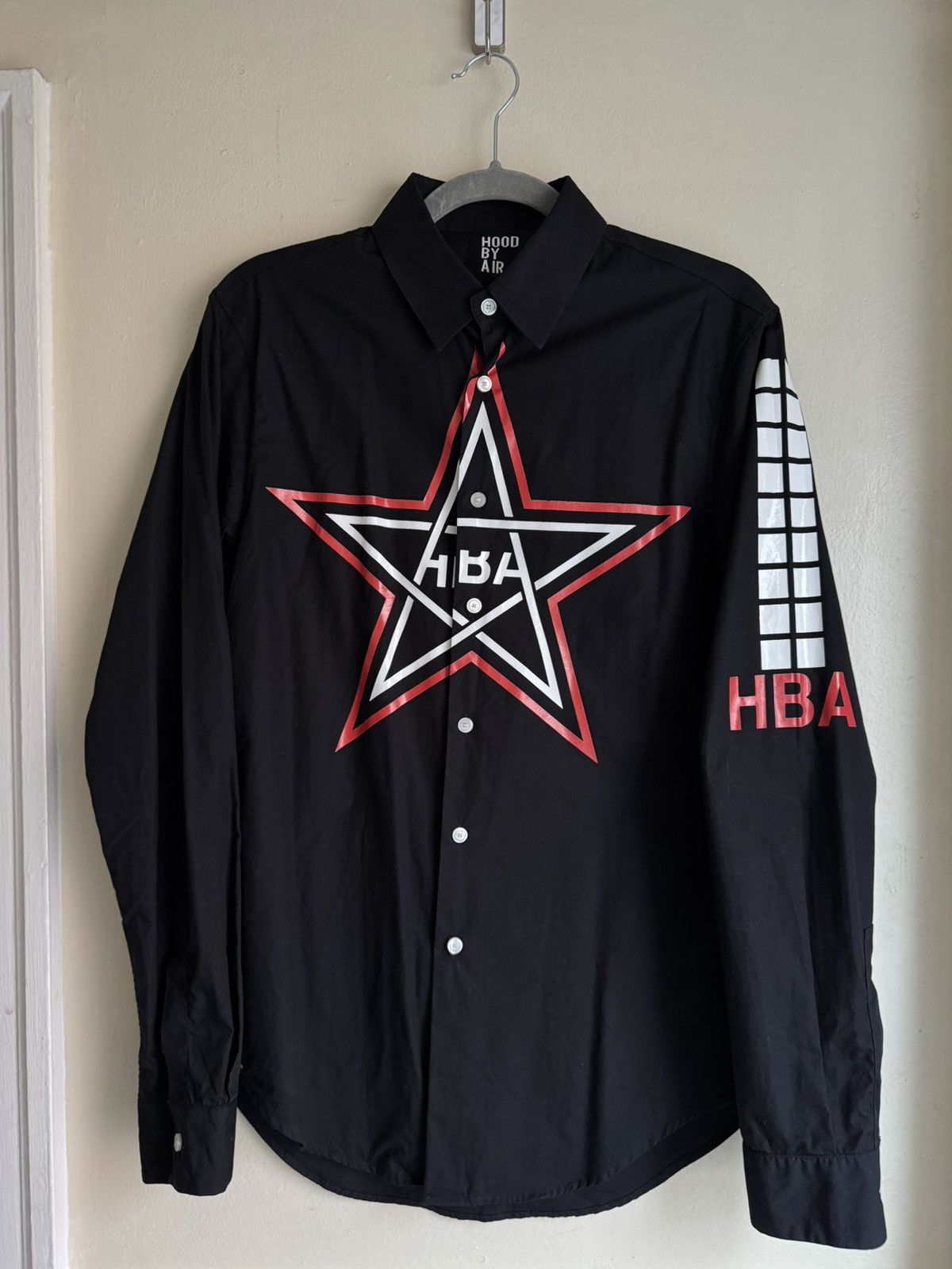 Hood By Air RARE 2015 HBA PENTAGRAM BLACK BUTTON UP Size US M / EU 48-50 / 2 - 1 Thumbnail