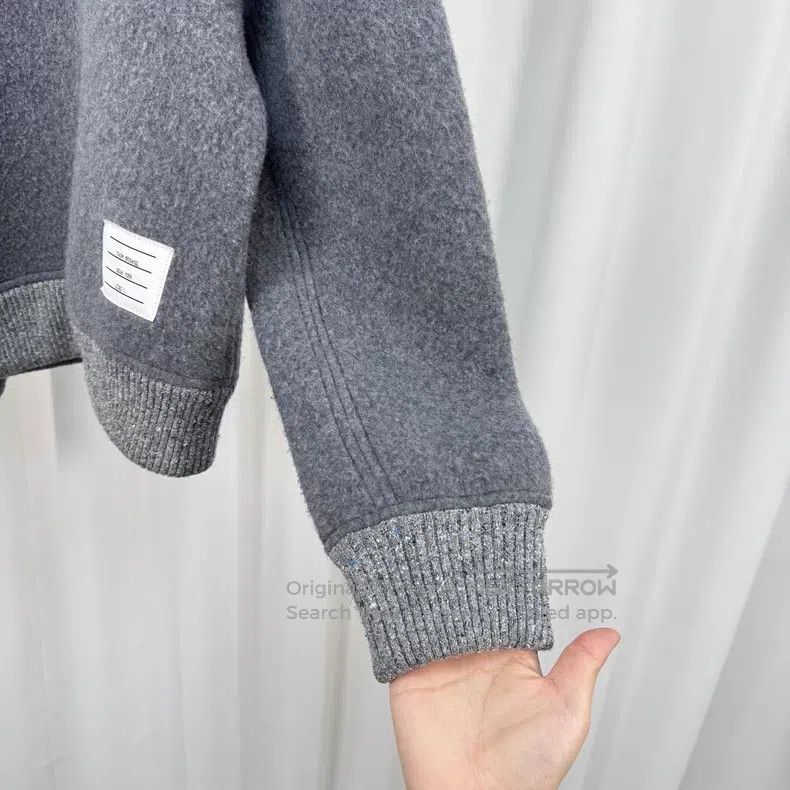 Thom Browne Thom Browne Back Striped Heavy Cashmere Knit Sweater Size US S / EU 44-46 / 1 - 4 Thumbnail