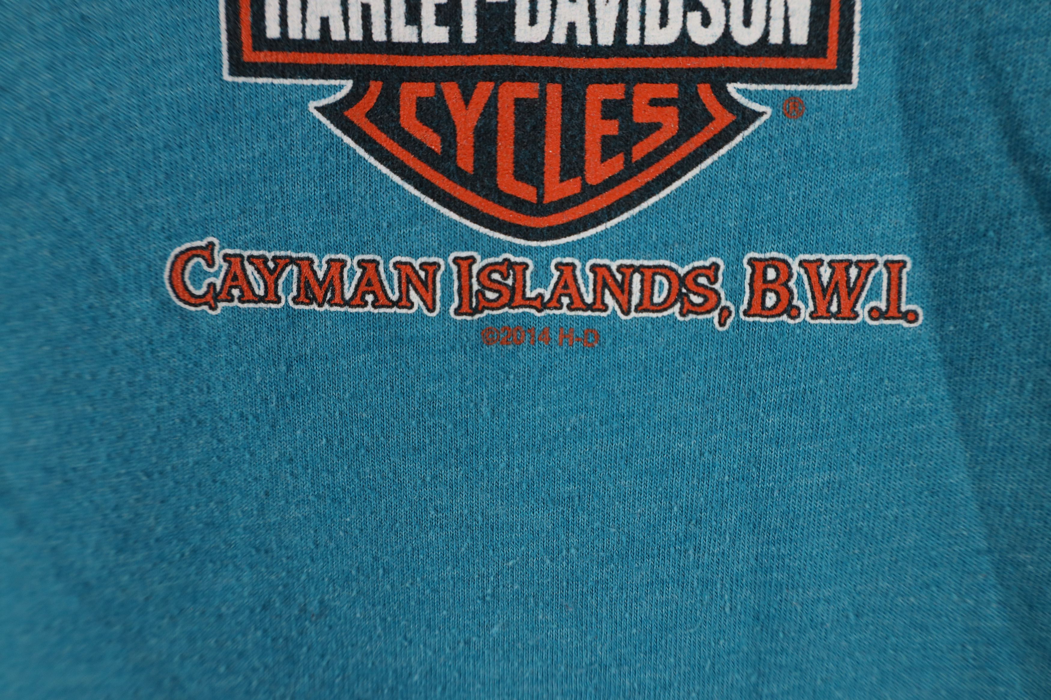 Harley Davidson × Vintage Y2K Harley Davidson Stingray Short Sleeve V-Neck T-Shirt Size XL / US 12-14 / IT 48-50 - 5 Thumbnail