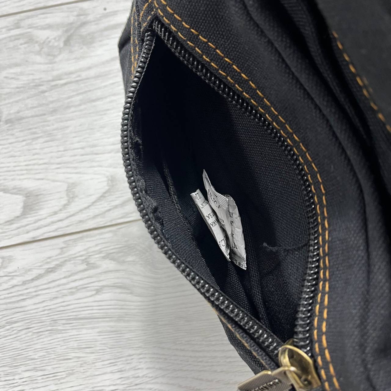 Japanese Brand Multi pocket Gold Be Gorpcore y2k black backpack Size ONE SIZE - 5 Thumbnail
