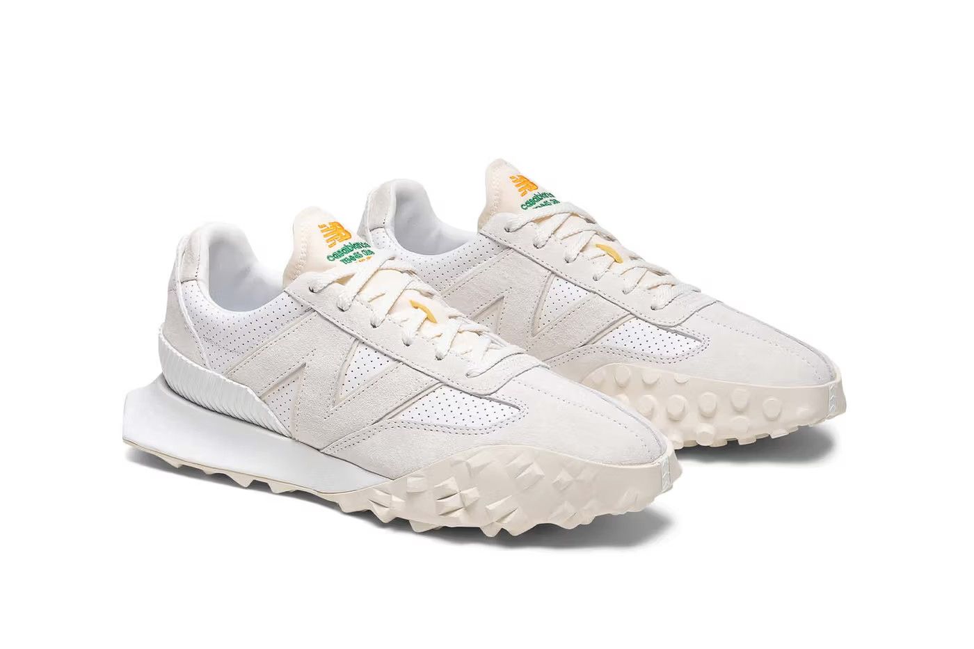 Casablanca × New Balance o1mle0126 Unisex XC-72 Low-Top Sneakers in White Size US 11.5 / EU 44-45 - 2 Thumbnail