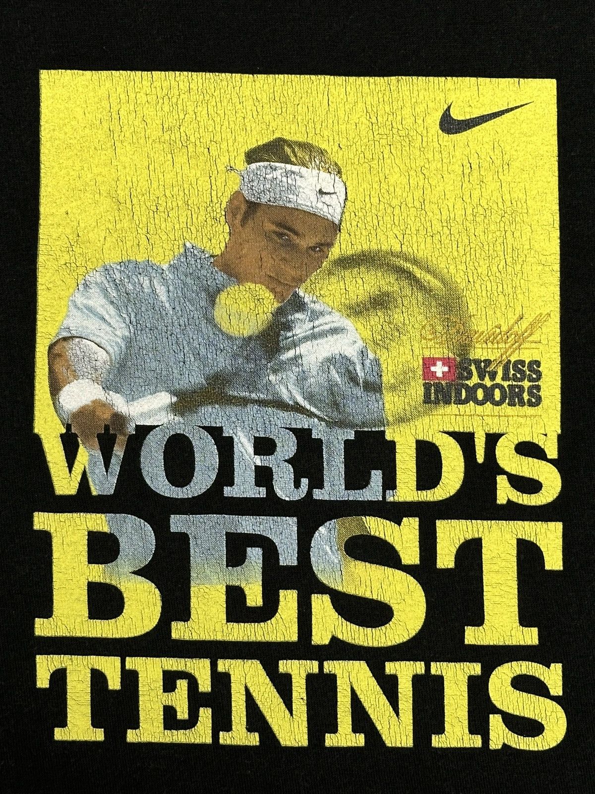 Nike Vintage Nike Roger Federer World Best Tennis T-Shirt Size US M / EU 48-50 / 2 - 5 Thumbnail