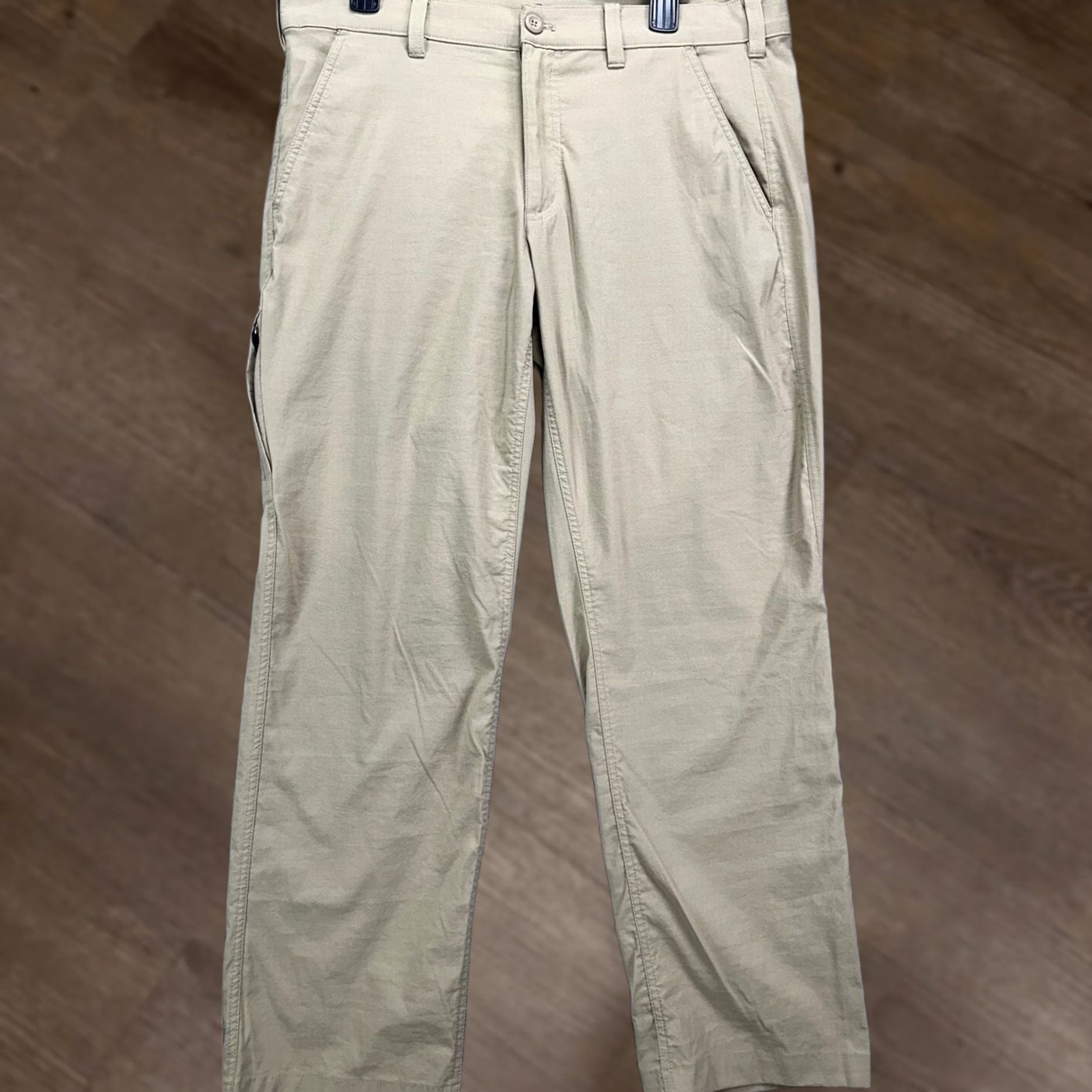 Eddie Bauer Eddie Bauer Pants Mens 36X30 Tan Nylon Blend Hiking Outdoor Straight Flat Front Mens Regular Waist 36 Inseam 30 Logo Accents Casual Vintage: No Size US 36 / EU 52 - 1 Thumbnail