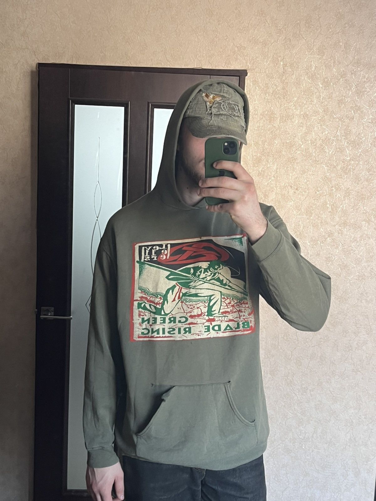 Band Tees × Vintage 00s Vintage The Levellers Distressed Hoodie PUNK 2003 Tour Size US XL / EU 56 / 4 - 2 Thumbnail