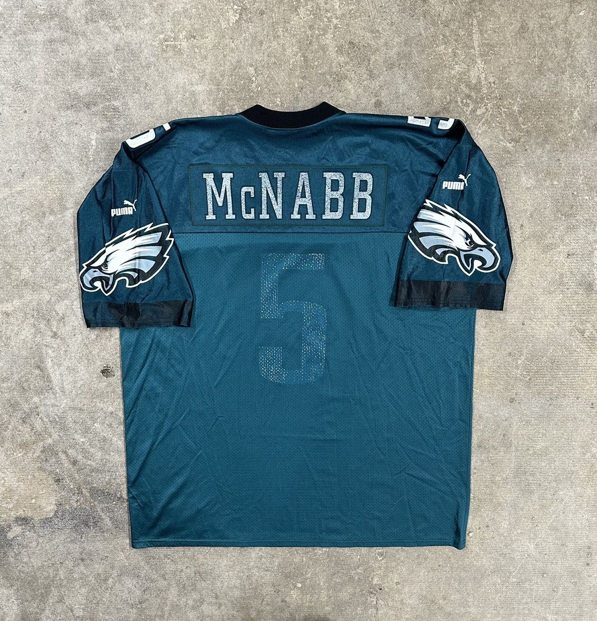 Puma Vintage Y2K Puma Philadelphia Eagles Mcnabb #5 NFL Jersey Size US XXL / EU 58 / 5 - 2 Thumbnail