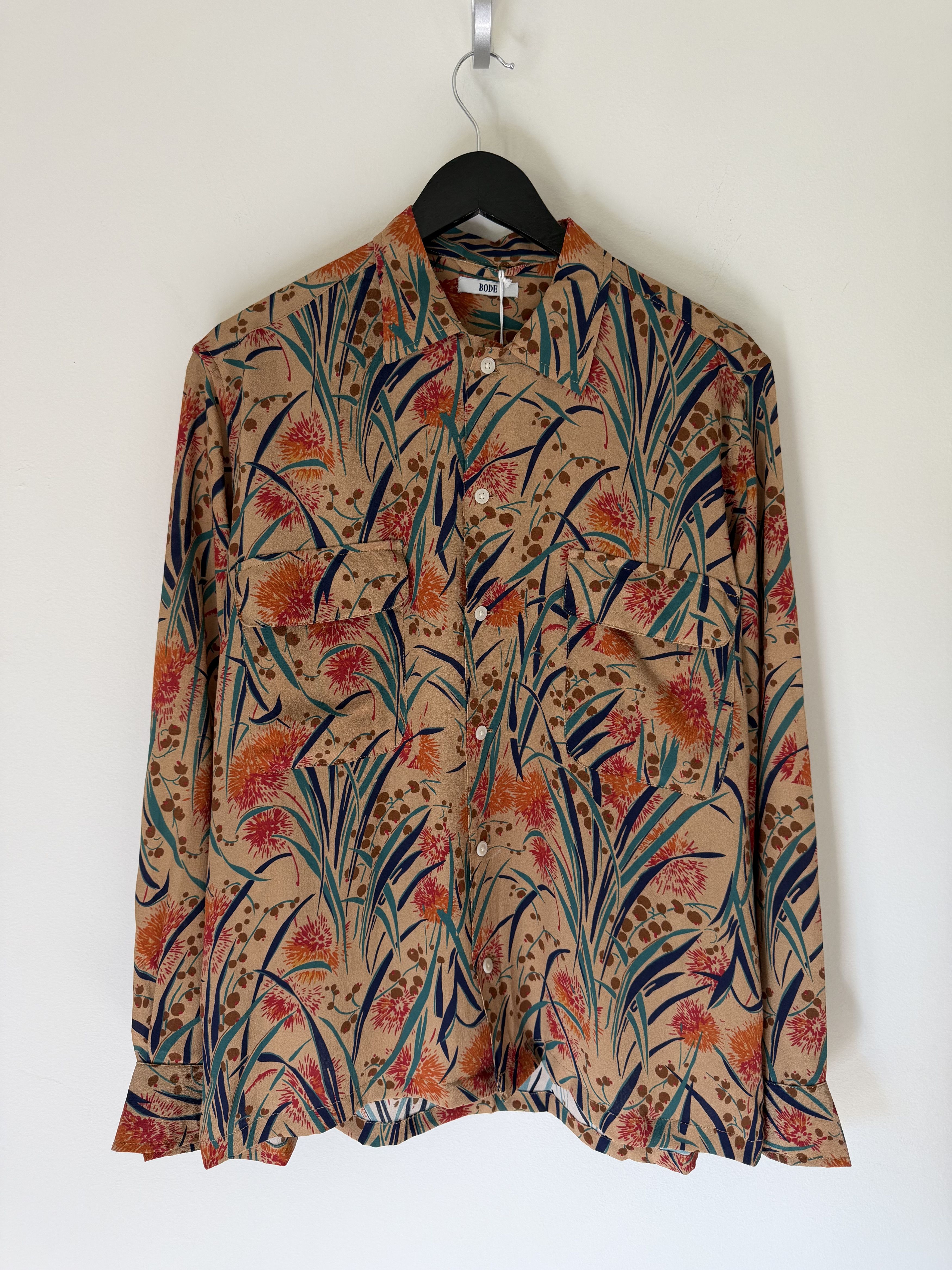 Bode Bode Housatonic Havana Button Up Shirt Size US M / EU 48-50 / 2 - 1 Thumbnail