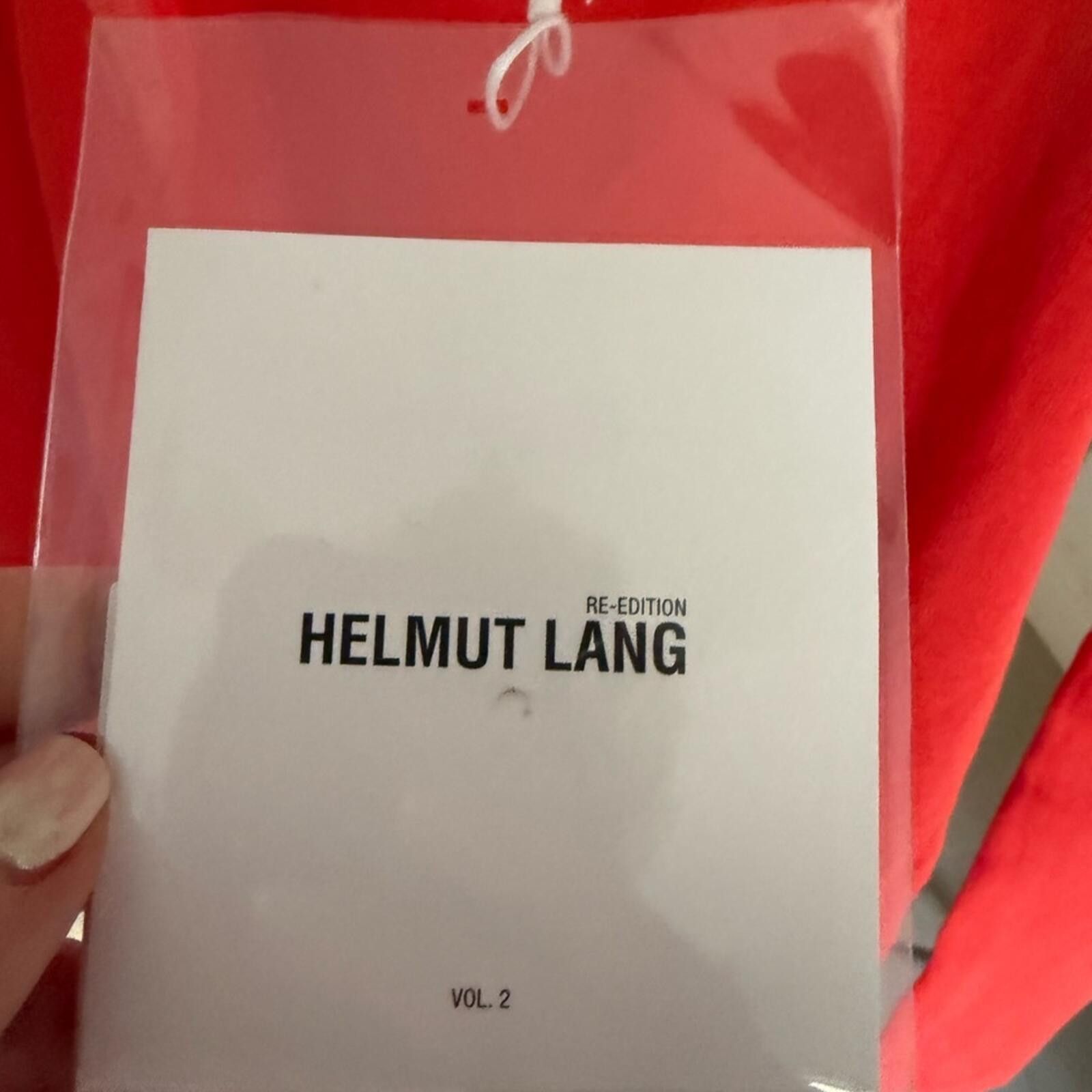 Helmut Lang NWT $445 Helmut Lang Orange Long Sleeve Top, Size M Size M / US 6-8 / IT 42-44 - 11 Thumbnail