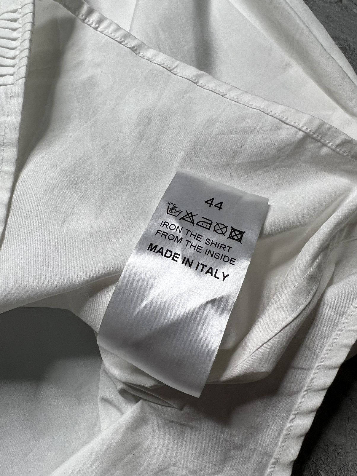 Raf Simons Raf Simons S/S 19 L/S With Pleats & Mesh Pierced Man Shirt Size US S / EU 44-46 / 1 - 11 Thumbnail